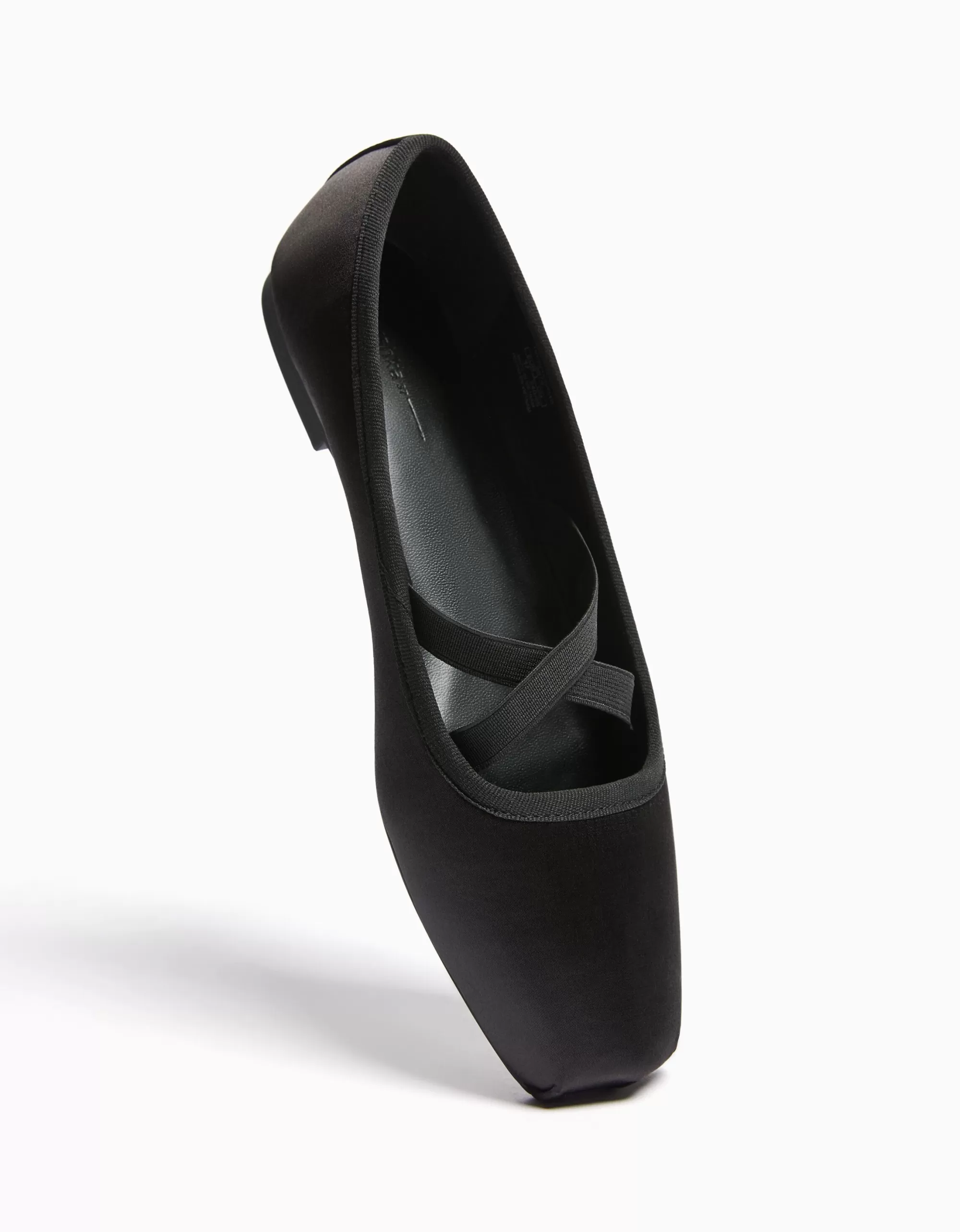 MUJER BERSHKA Bailarina satinada elásticos