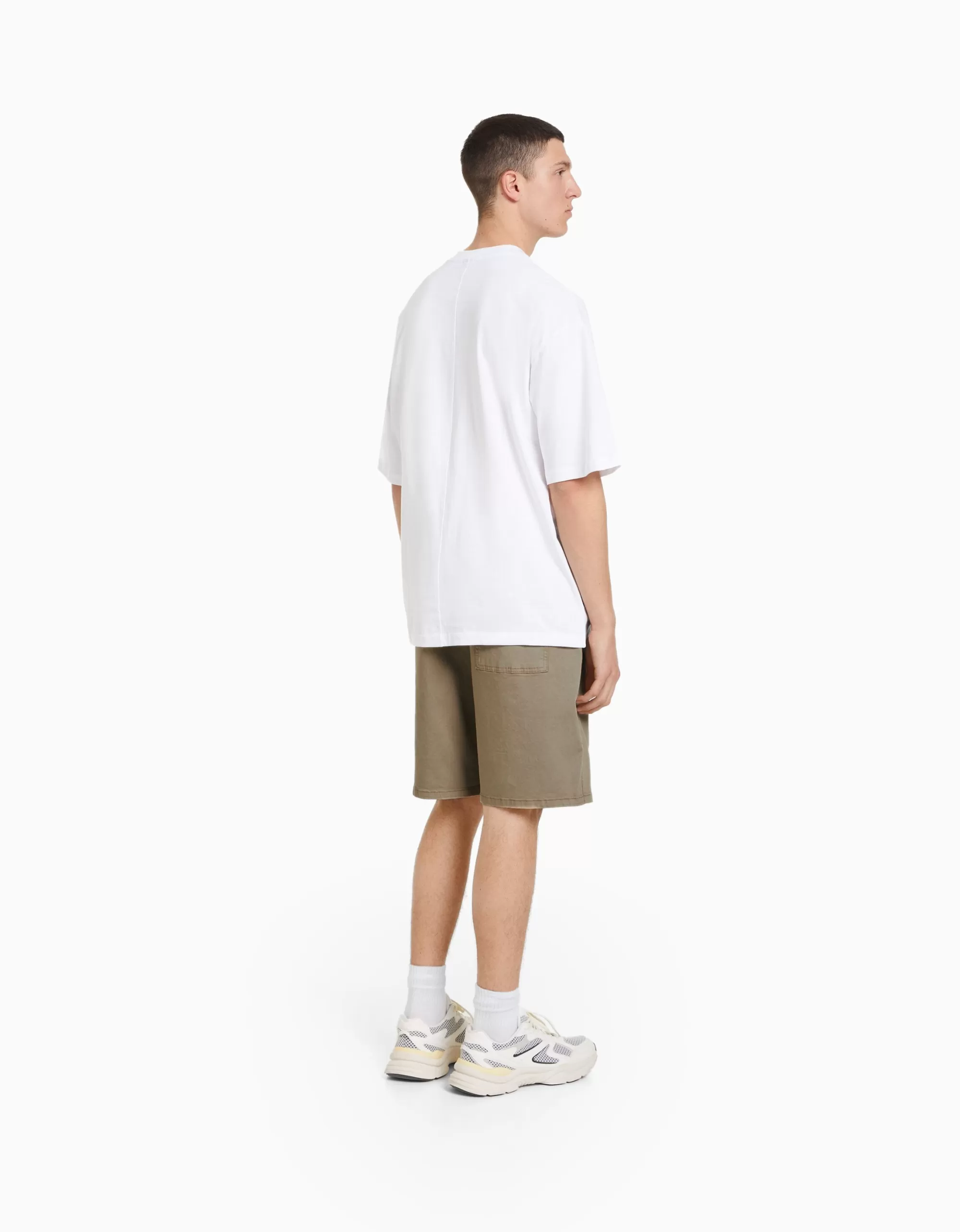 HOMBRE BERSHKA Bermuda jogger