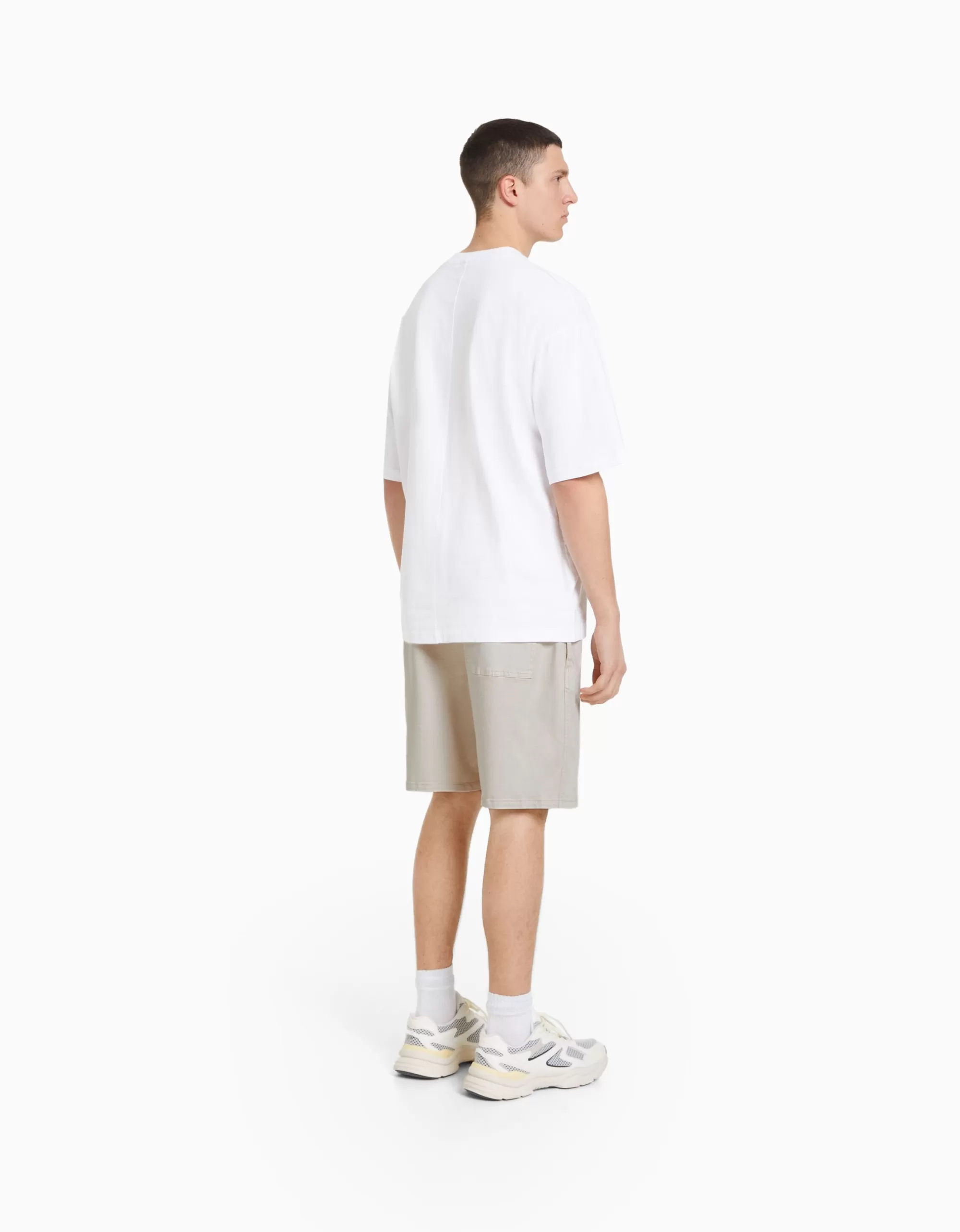 HOMBRE BERSHKA Bermuda jogger