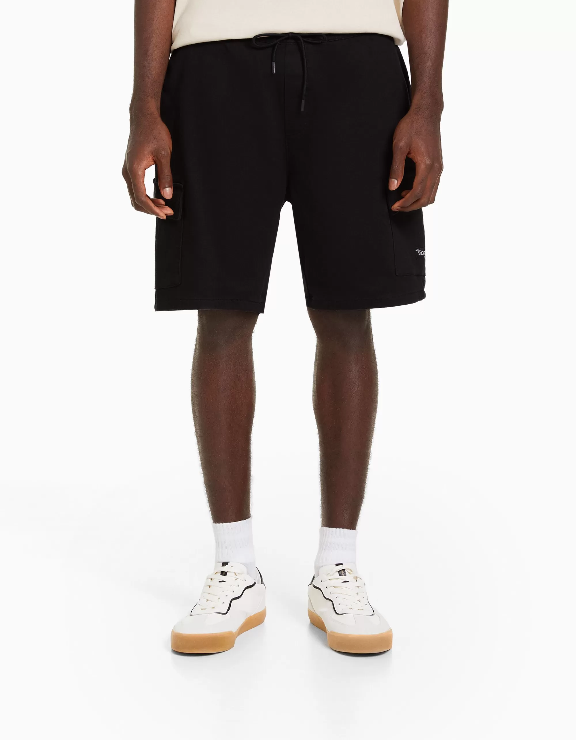 HOMBRE BERSHKA Bermuda jogger cargo