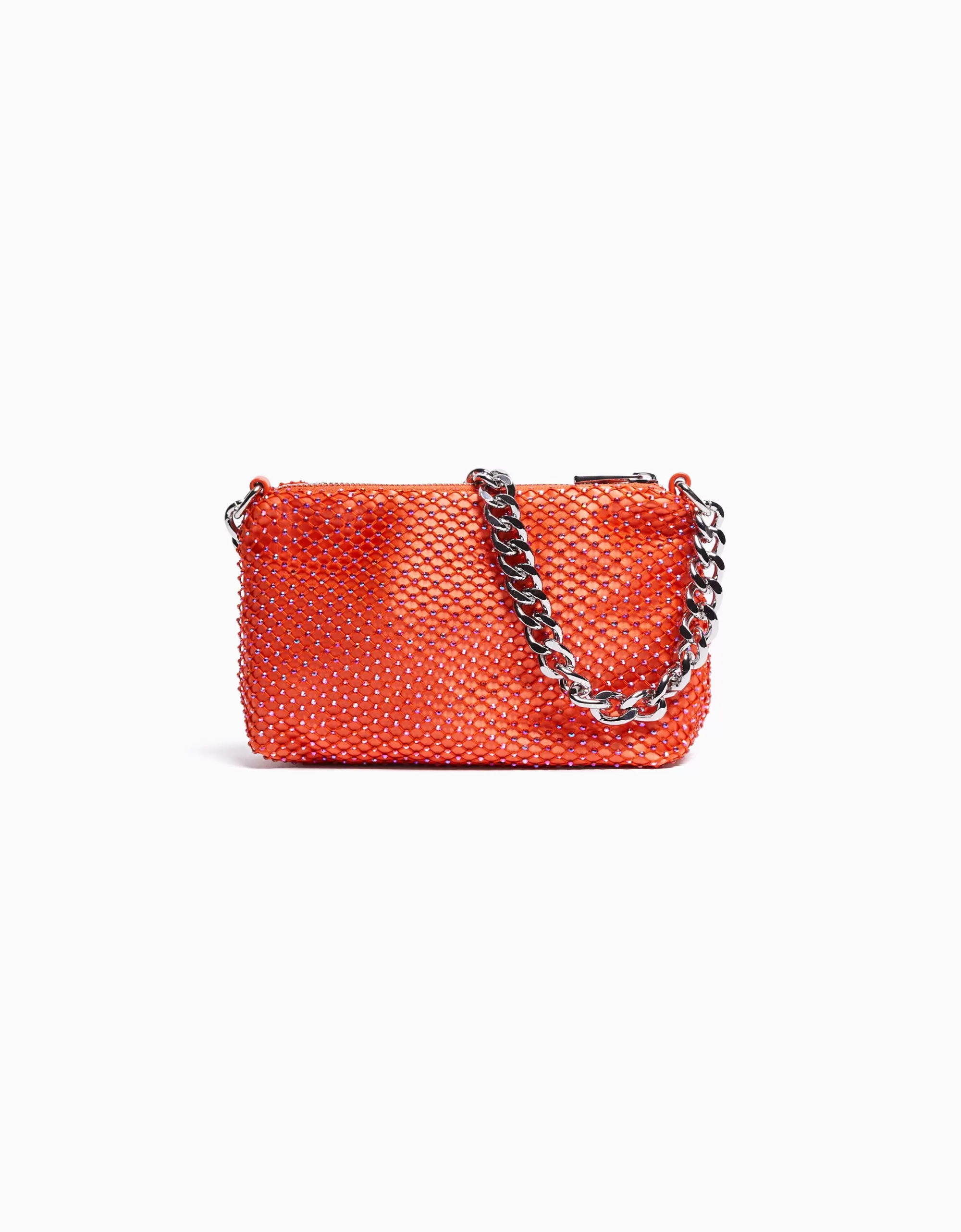MUJER BERSHKA Bolso asa cadena mesh