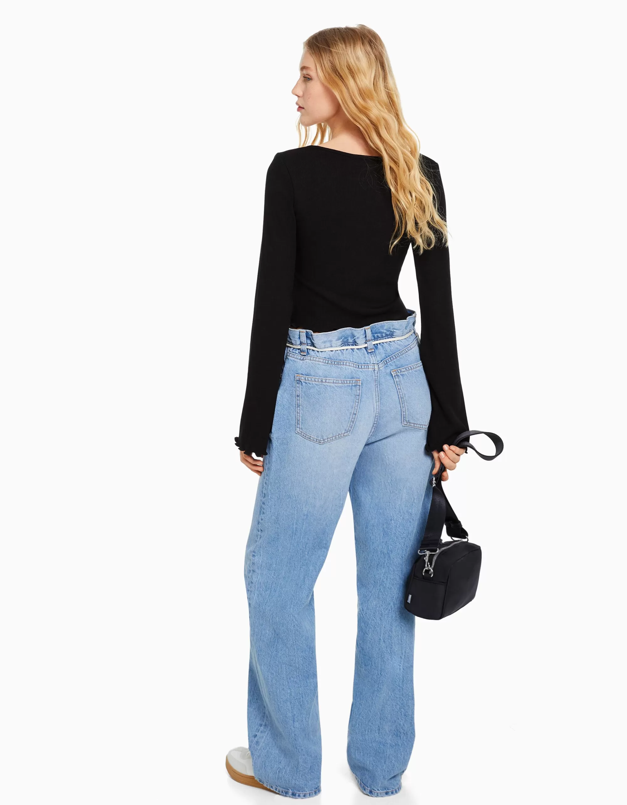 MUJER BERSHKA Bolso bandolera monocolor