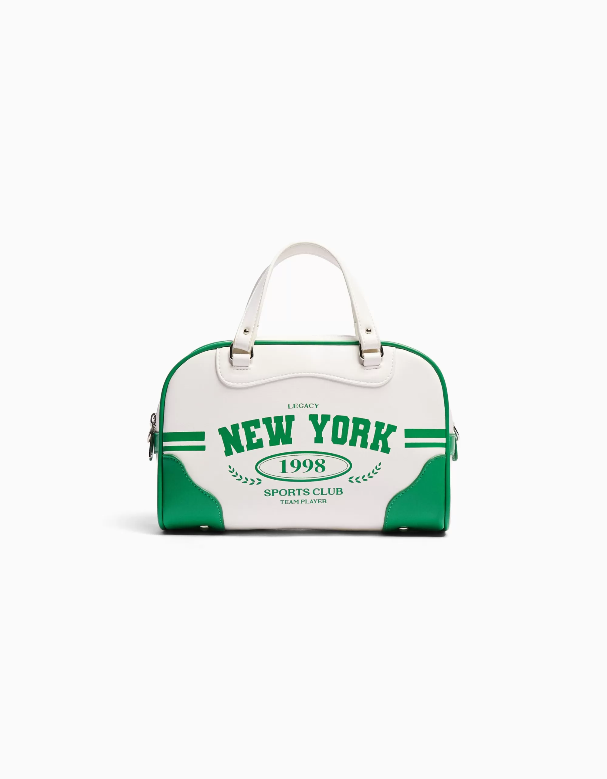 MUJER BERSHKA Bolso bowling retro
