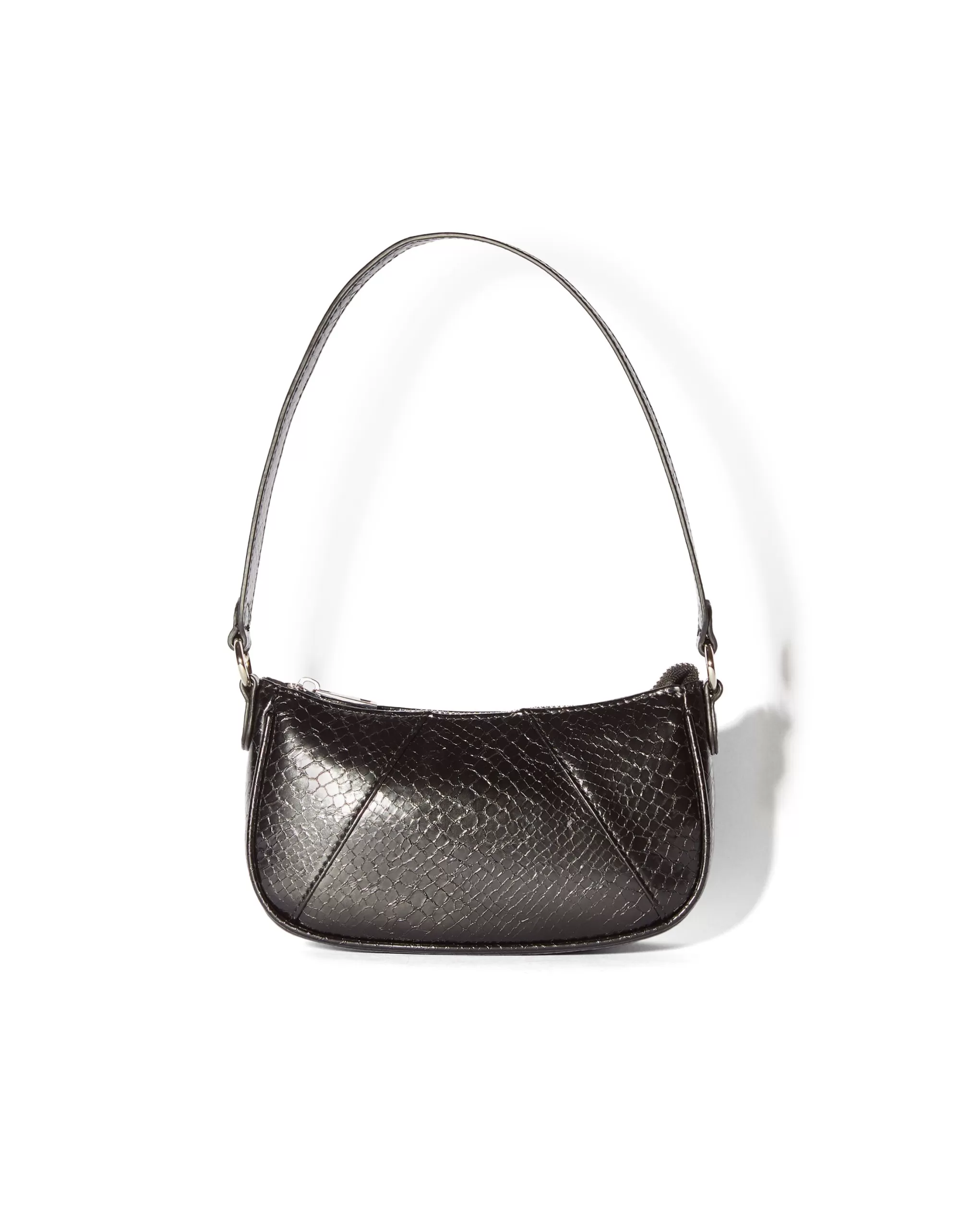 MUJER BERSHKA Bolso hombro efecto piel