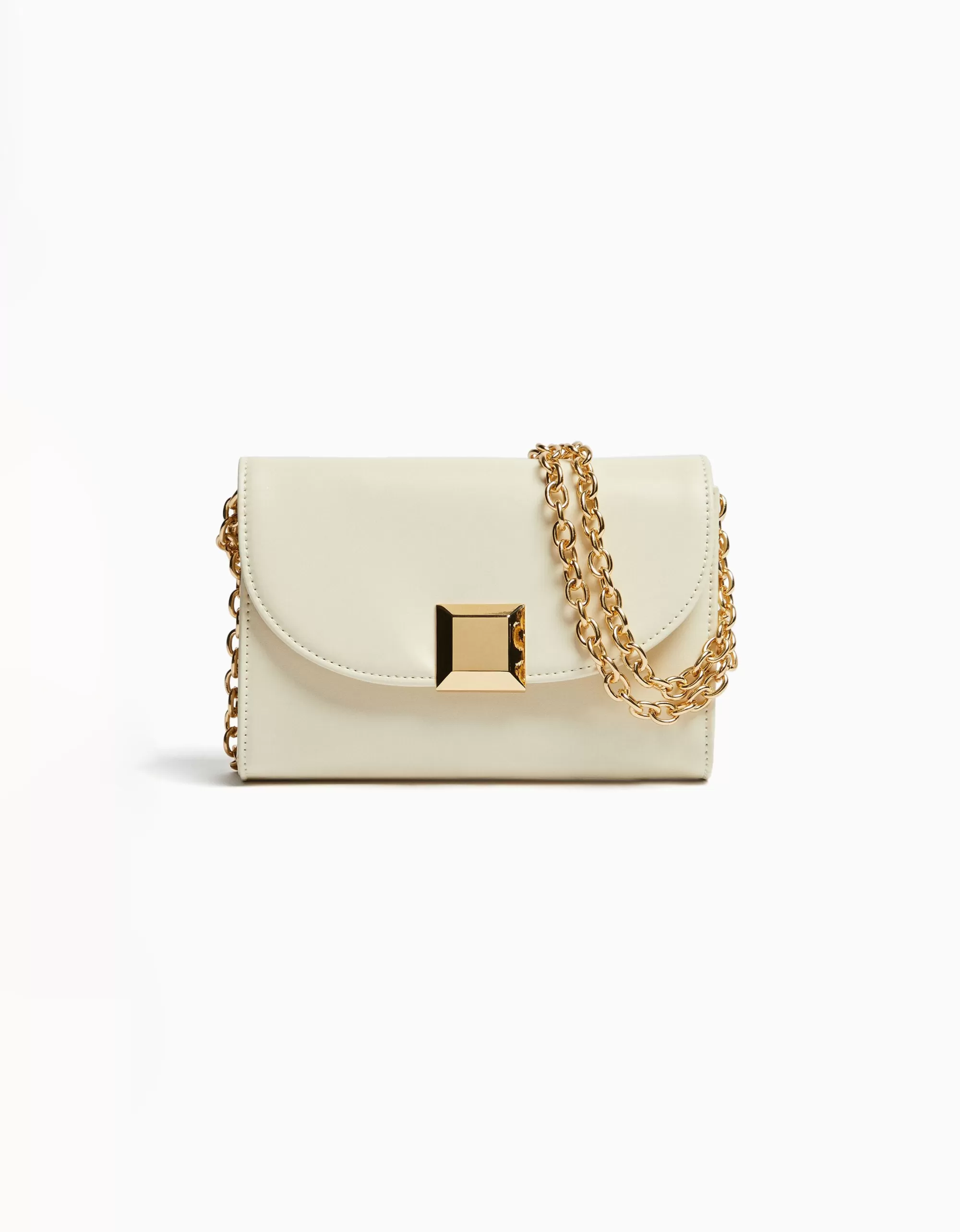 MUJER BERSHKA Bolso hombro mini cuadrado detalle