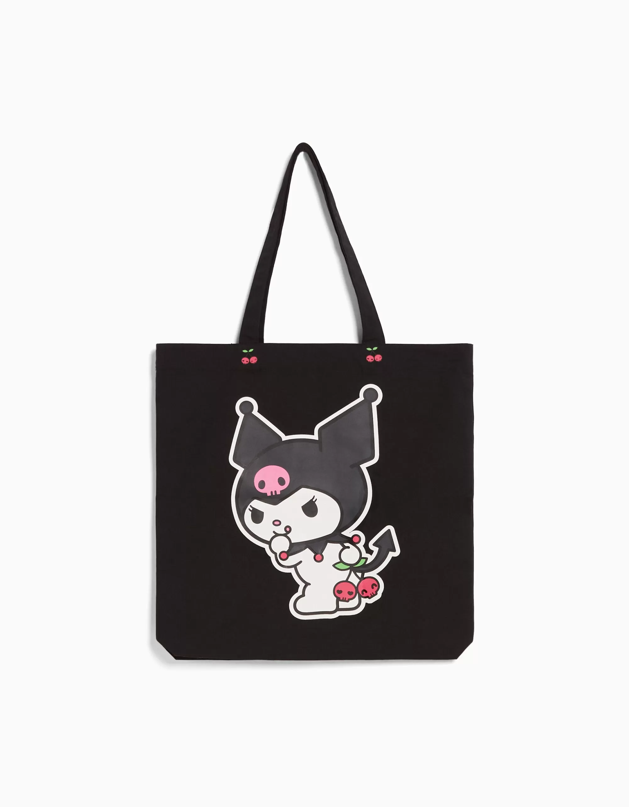 MUJER BERSHKA Bolso shopper canvas print Kuromi