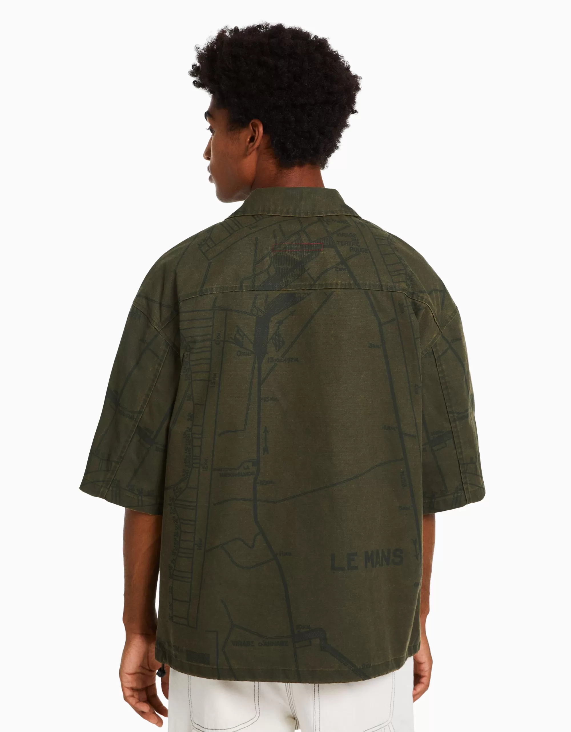 HOMBRE BERSHKA Camisa manga corta 24h LE MANS