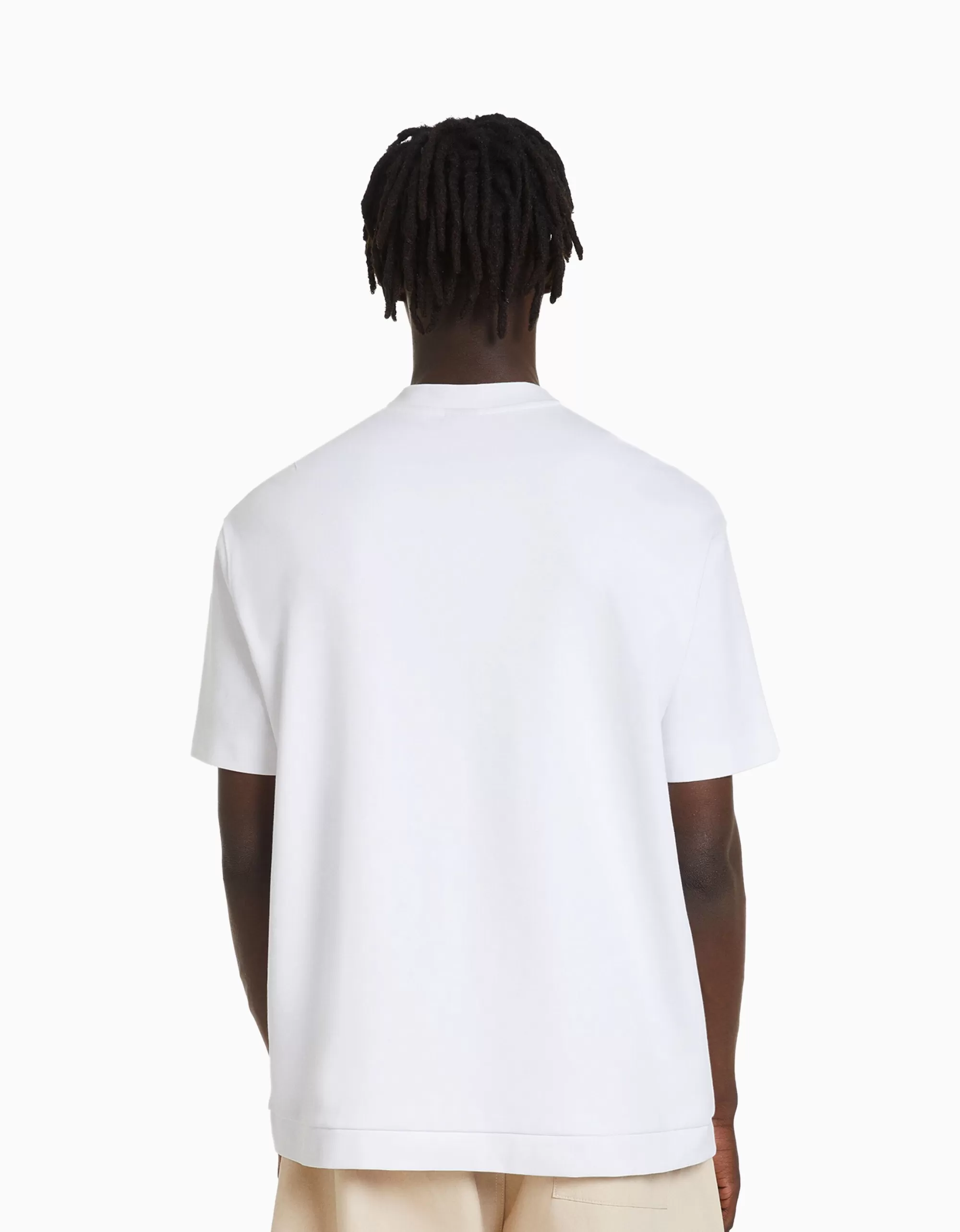 MUJER BERSHKA Camiseta manga corta interlock
