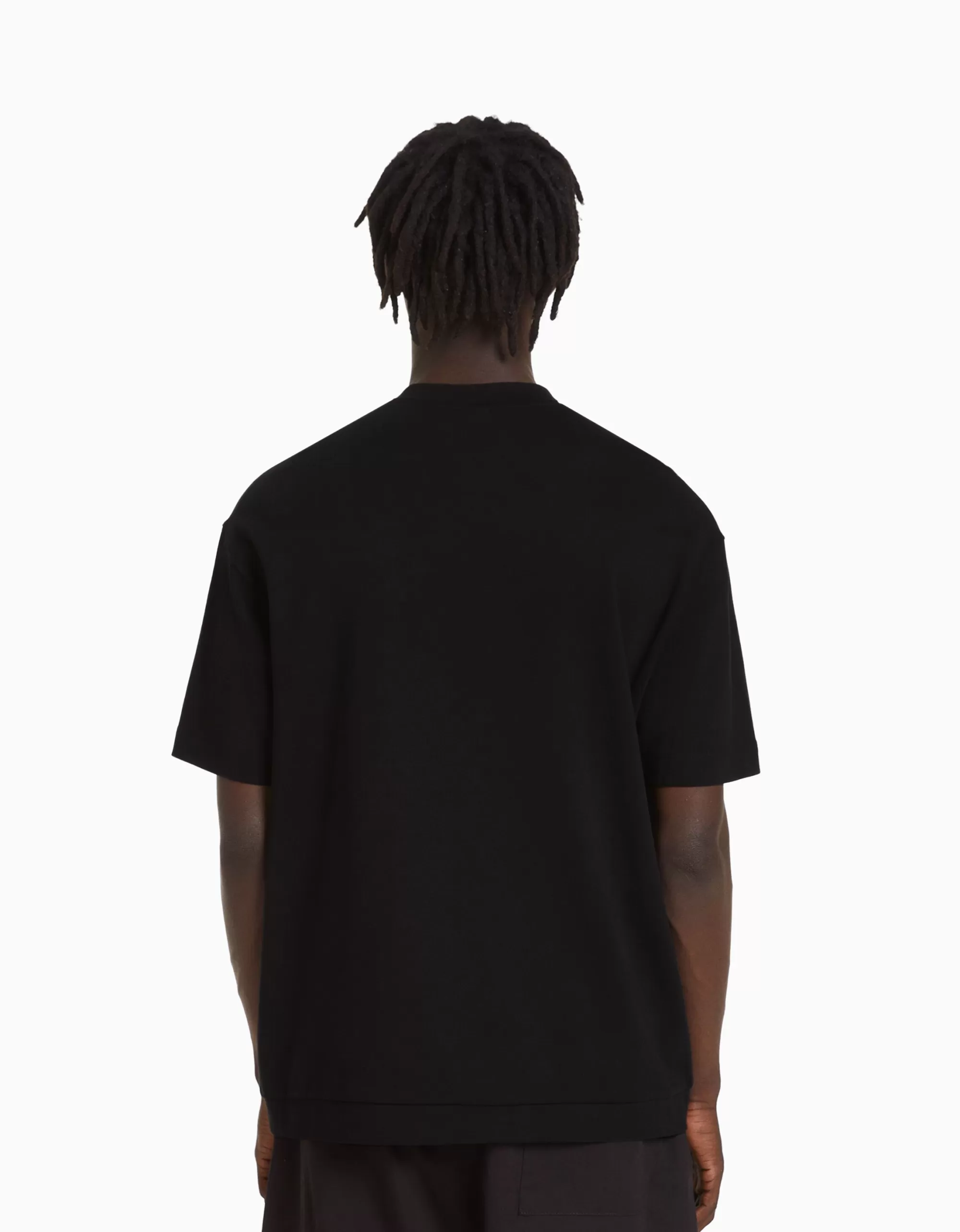 MUJER BERSHKA Camiseta manga corta interlock