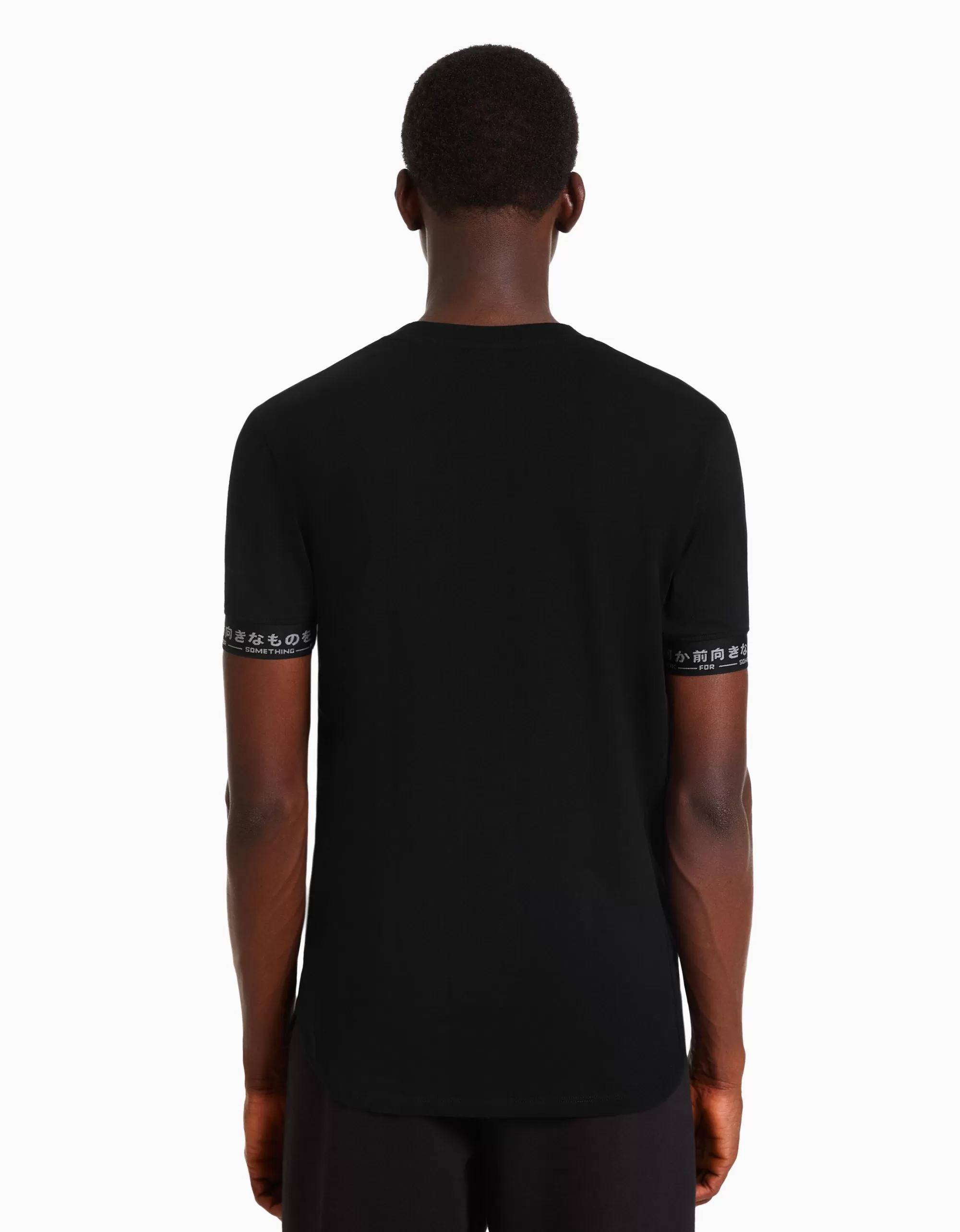 HOMBRE BERSHKA Camiseta manga corta muscle fit bandas