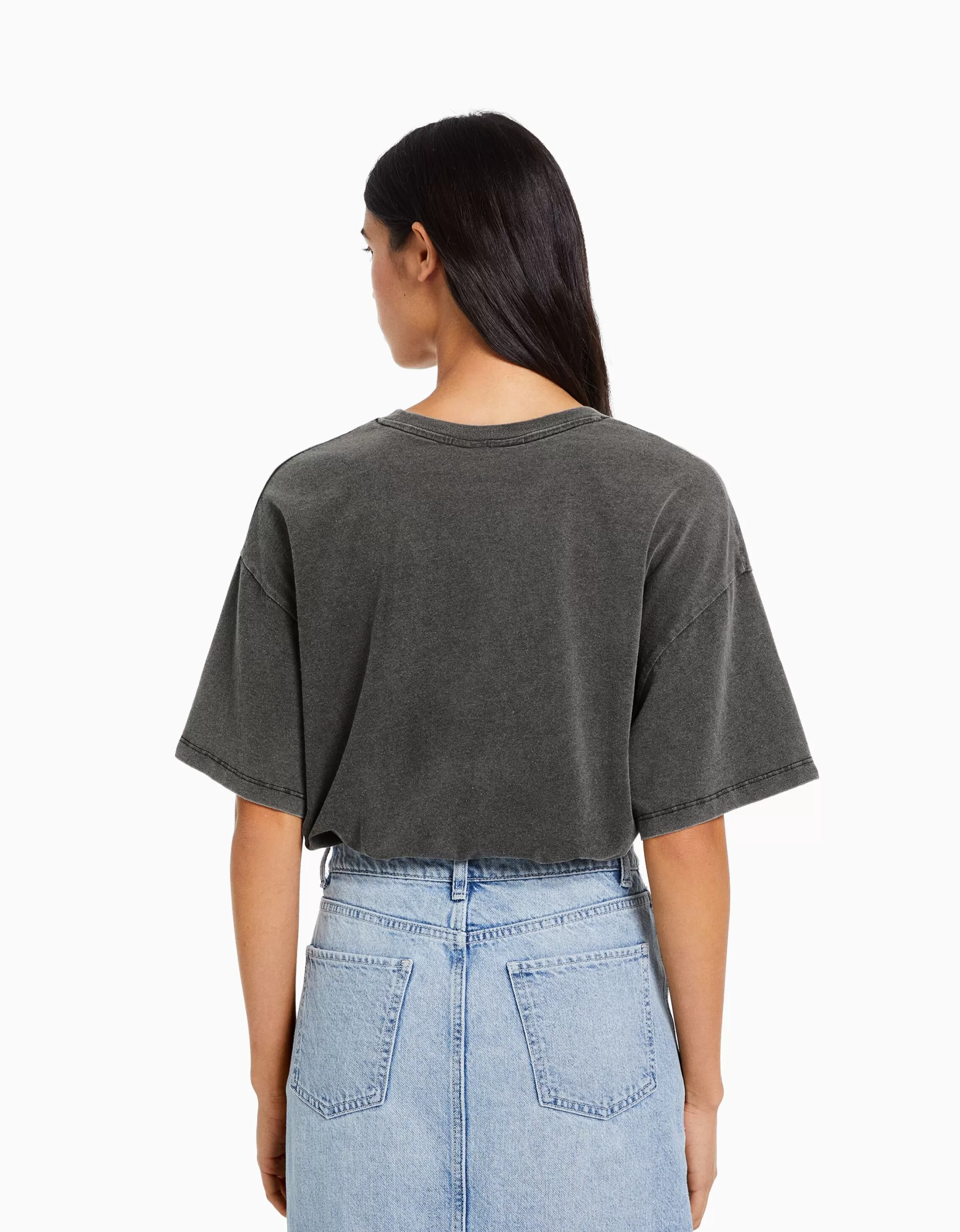 MUJER BERSHKA Camiseta manga corta print Simba