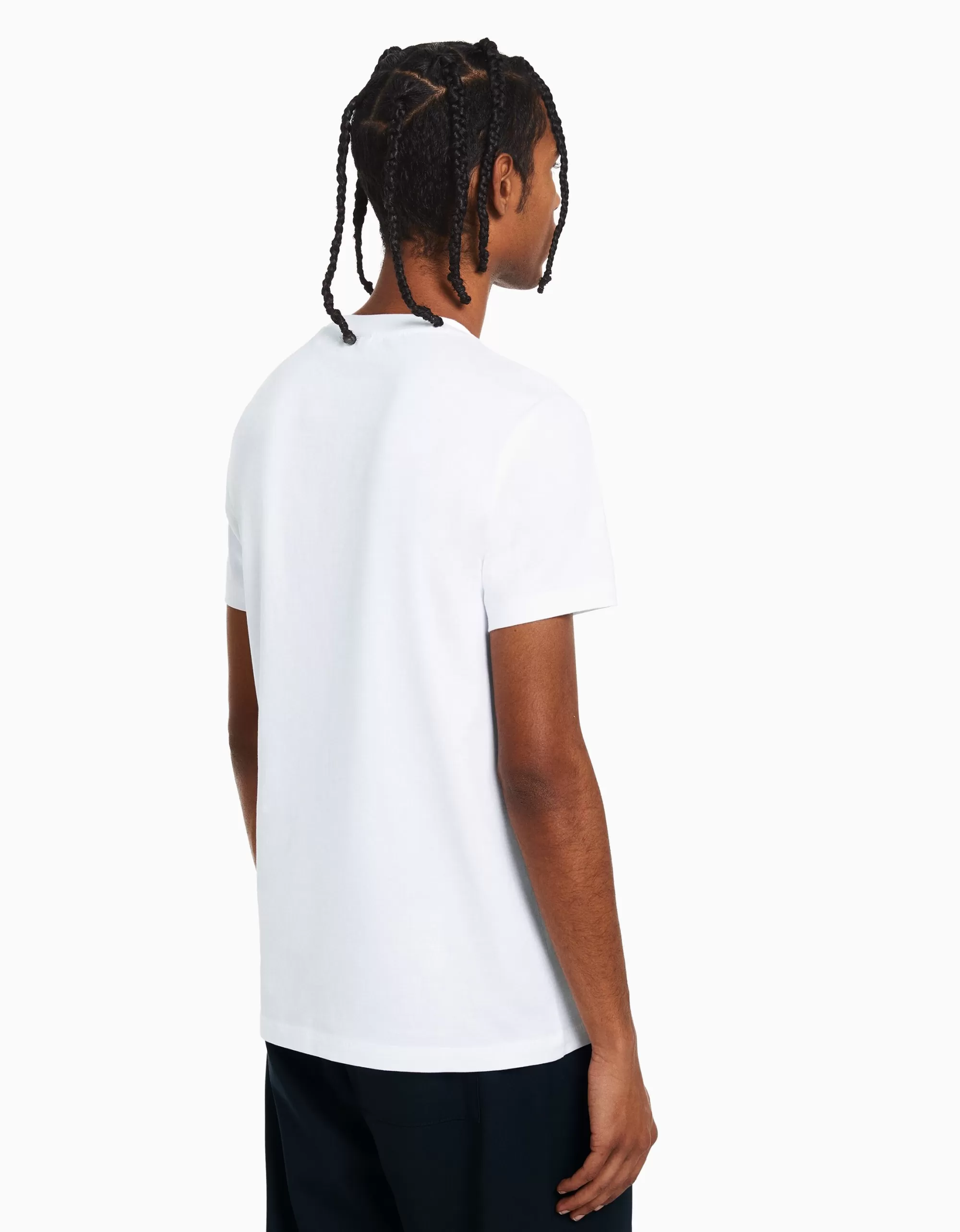 HOMBRE BERSHKA Camiseta manga corta regular fit print