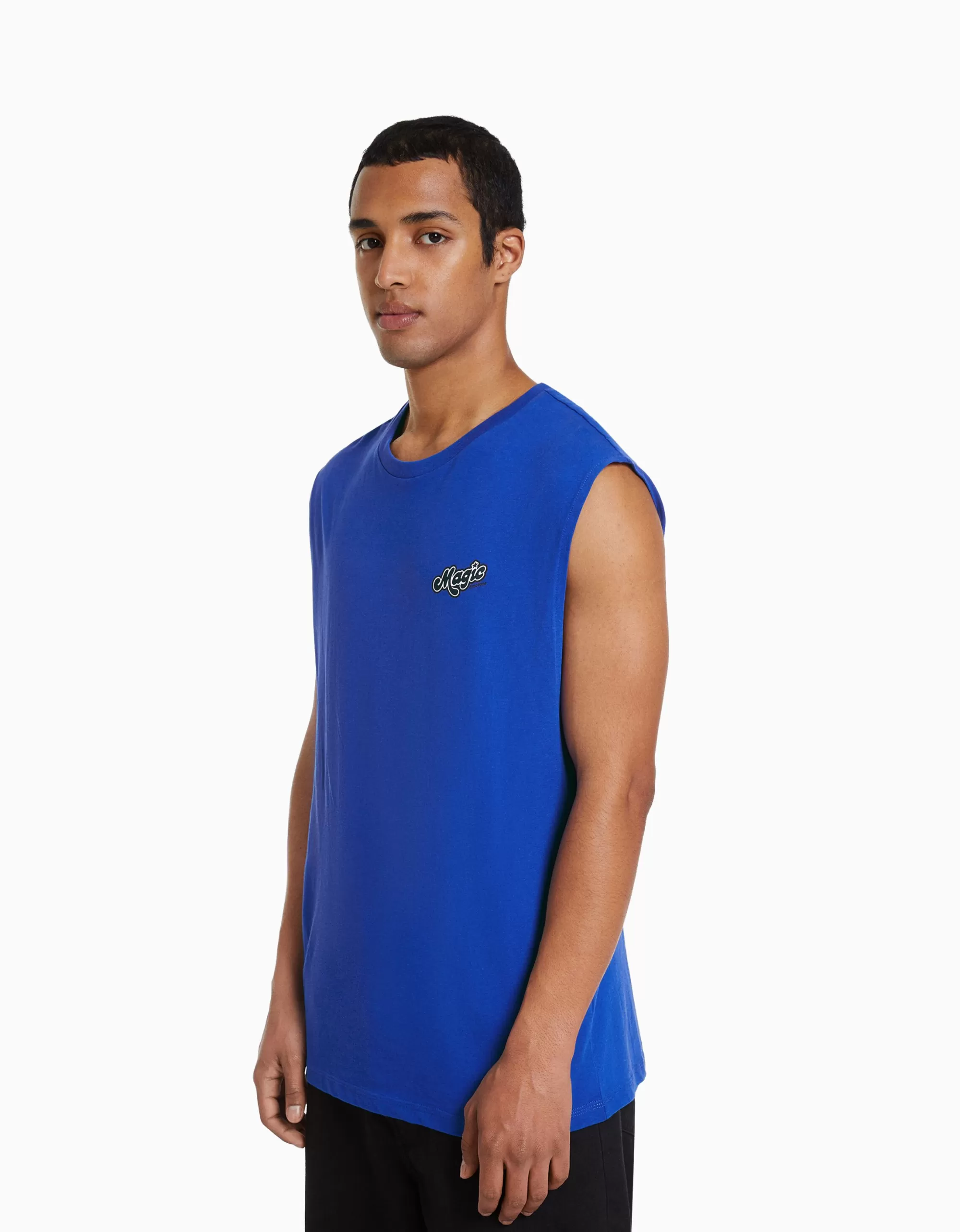 HOMBRE BERSHKA Camiseta sin mangas worker fit