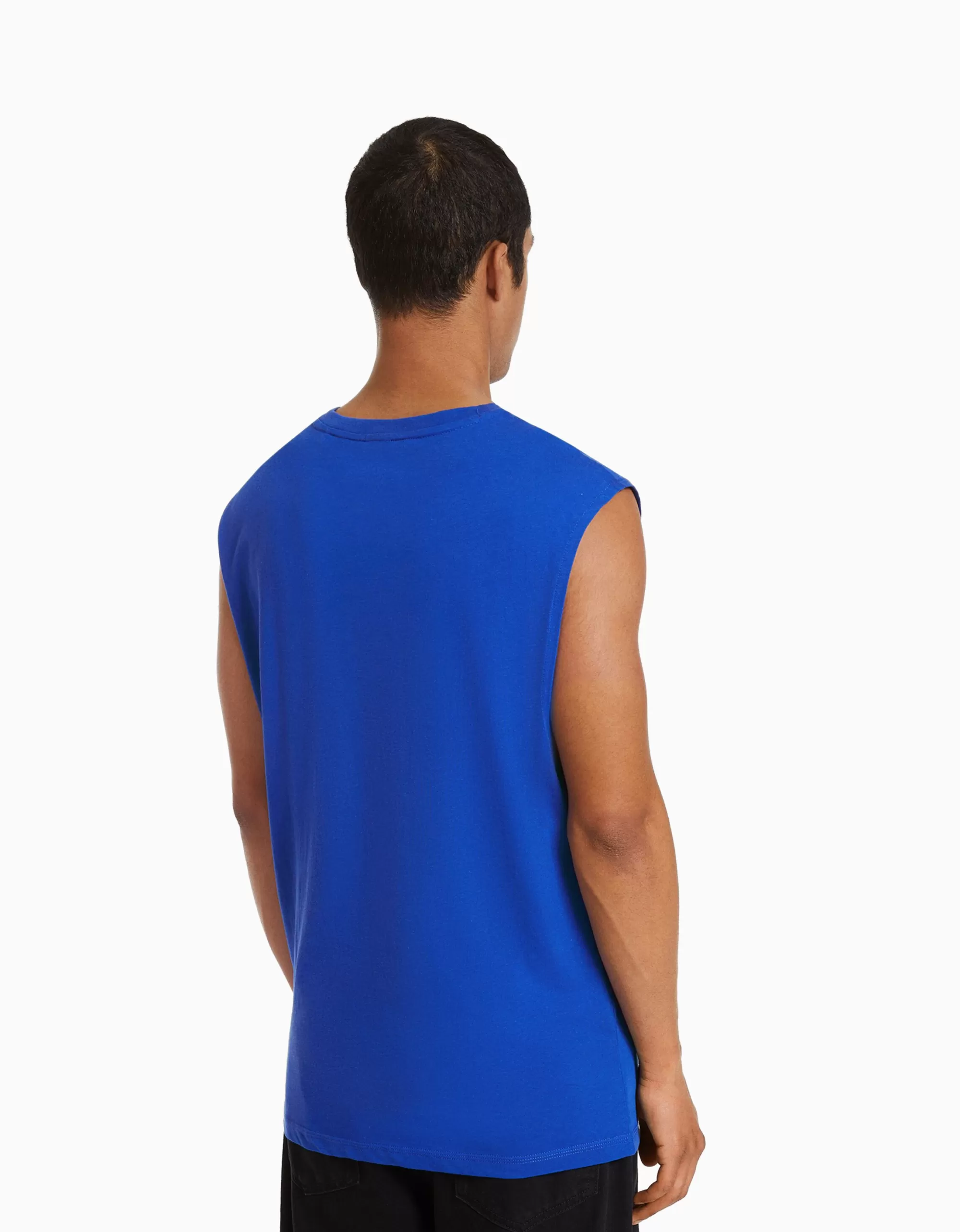 HOMBRE BERSHKA Camiseta sin mangas worker fit