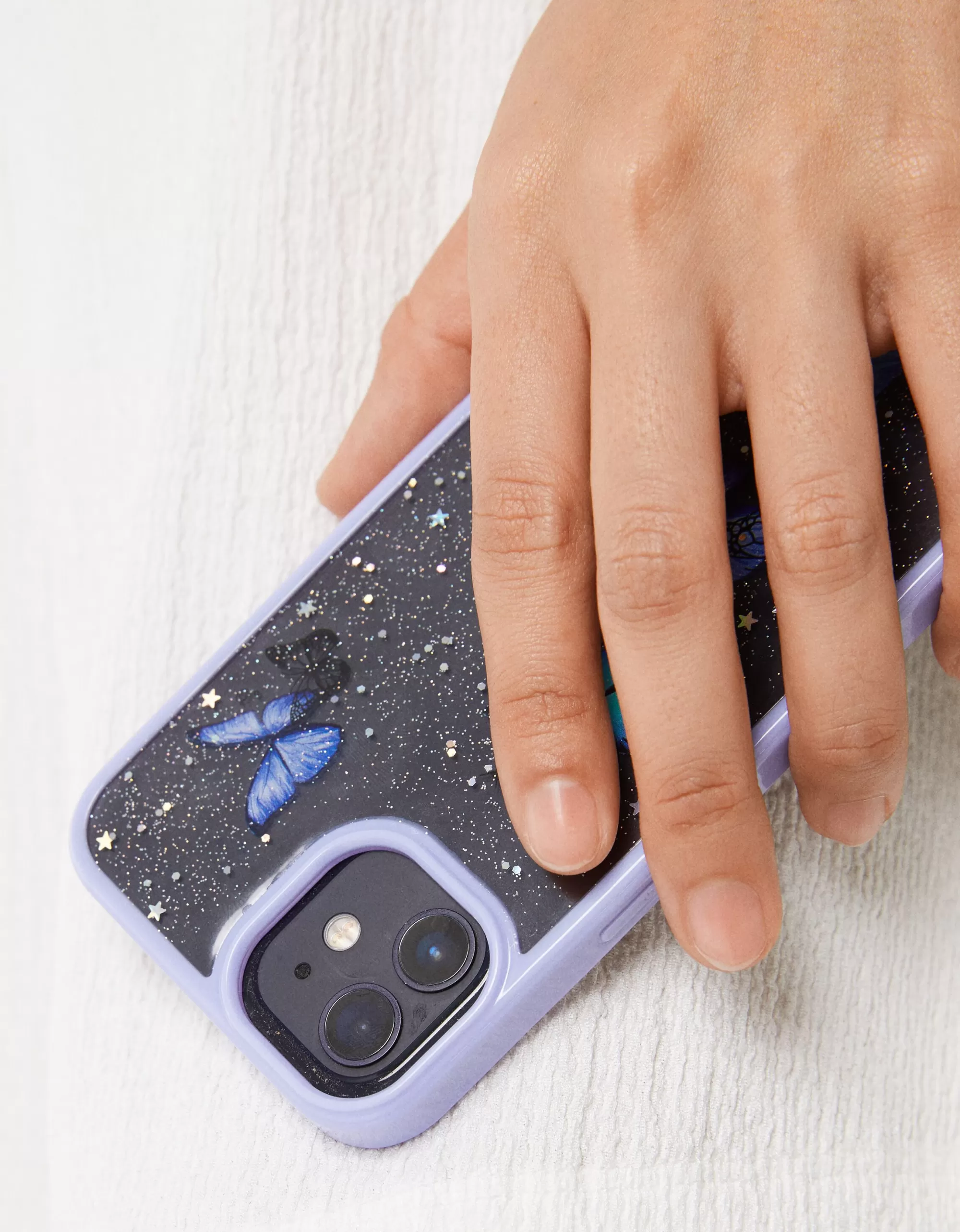 MUJER BERSHKA Carcasa móvil iPhone mariposas