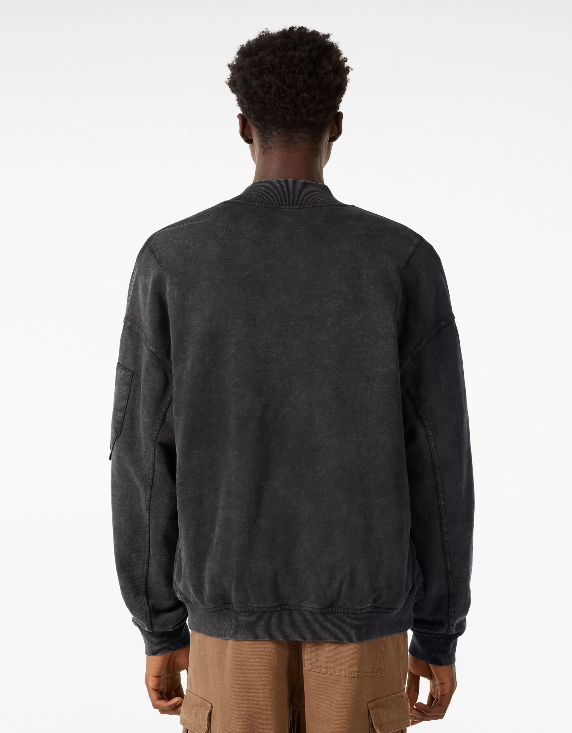 HOMBRE BERSHKA Cazadora acid wash