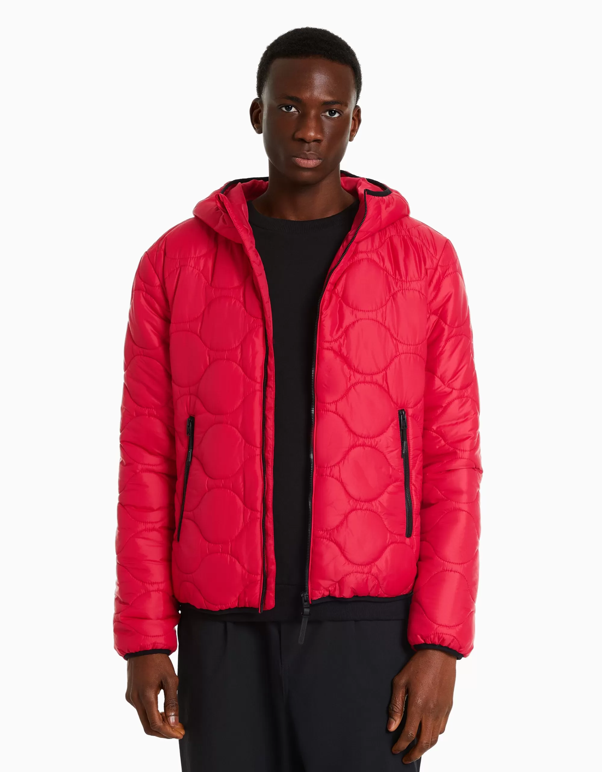 HOMBRE BERSHKA Cazadora acolchada ligera