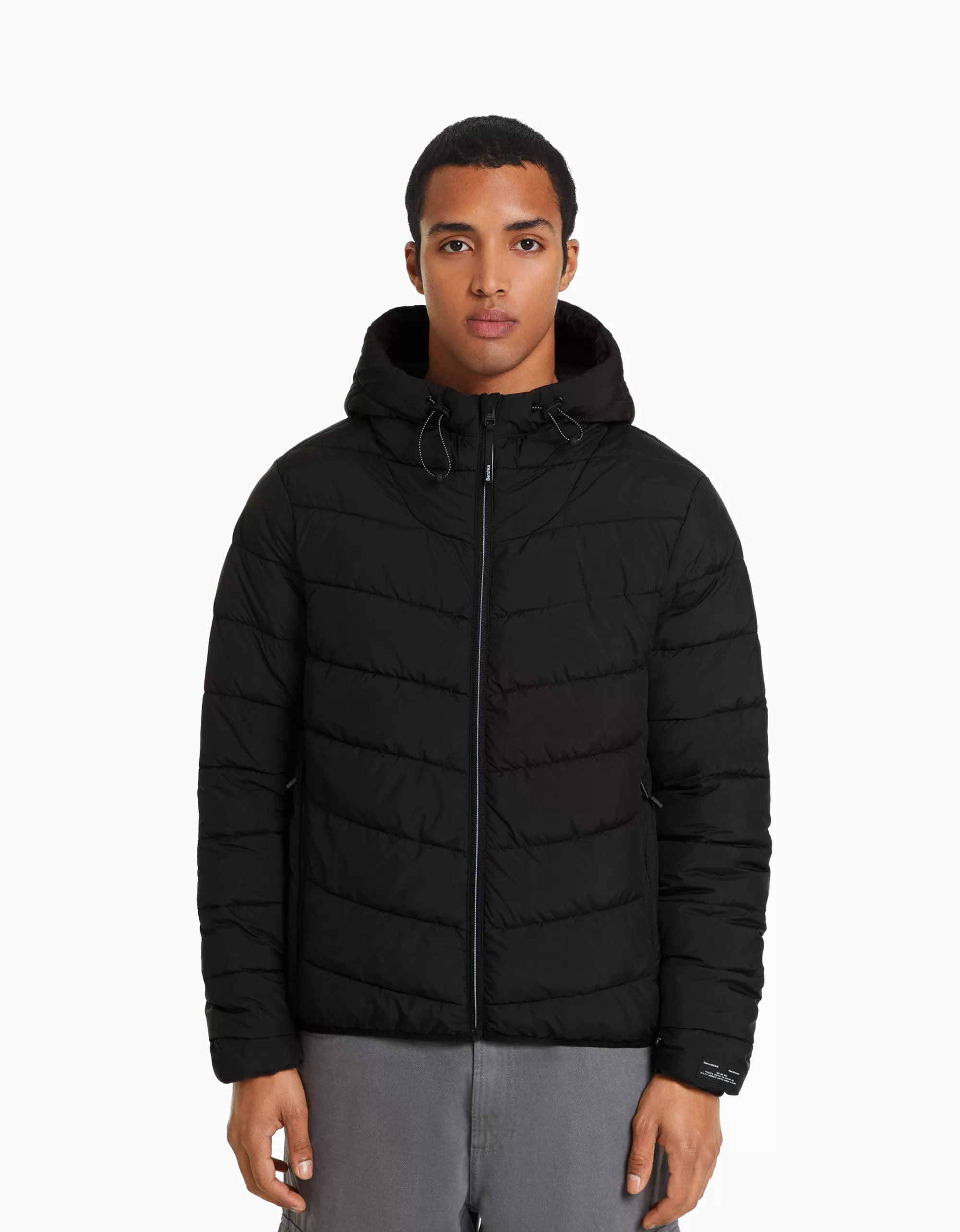 HOMBRE BERSHKA Cazadora acolchada ligera