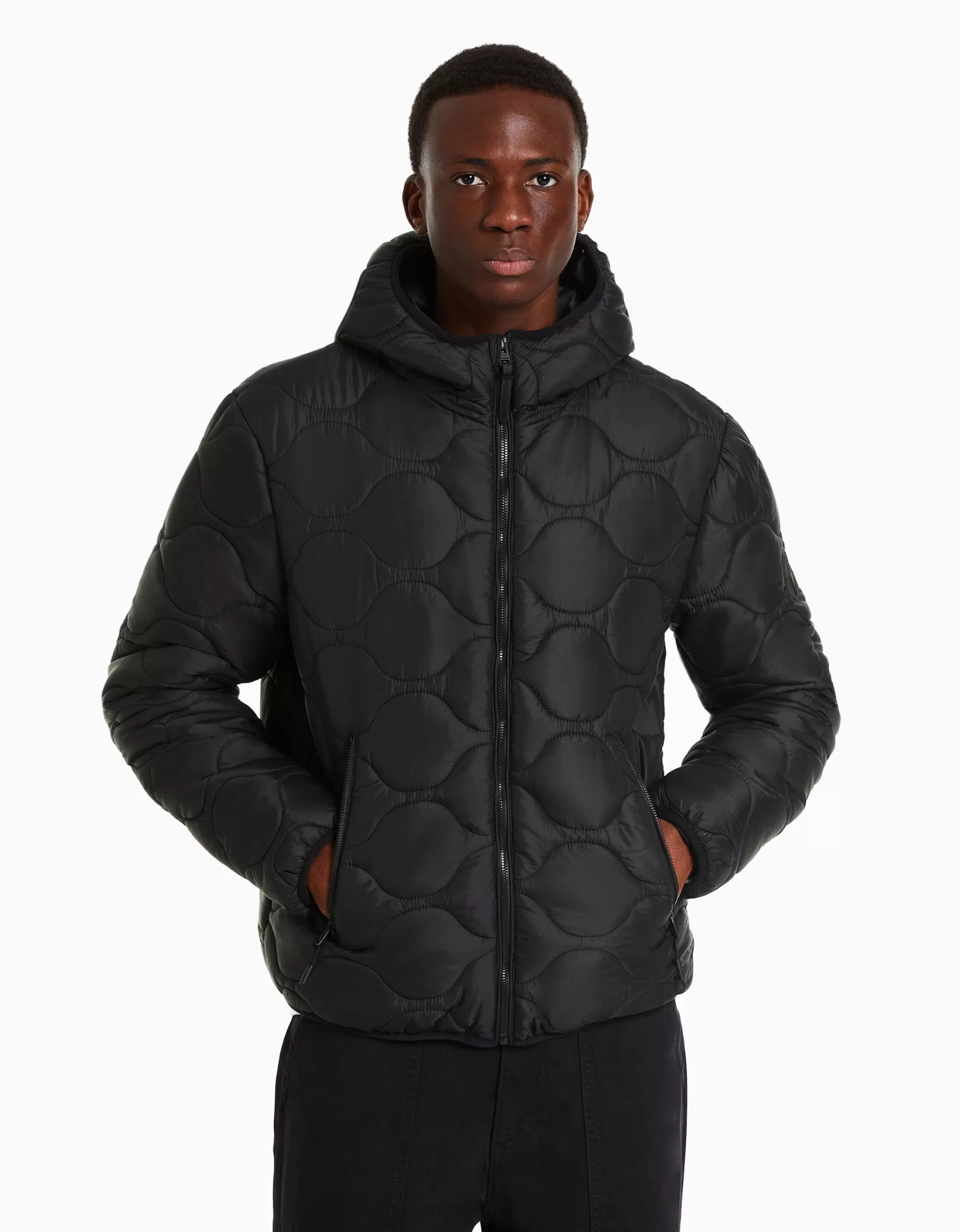 HOMBRE BERSHKA Cazadora acolchada ligera