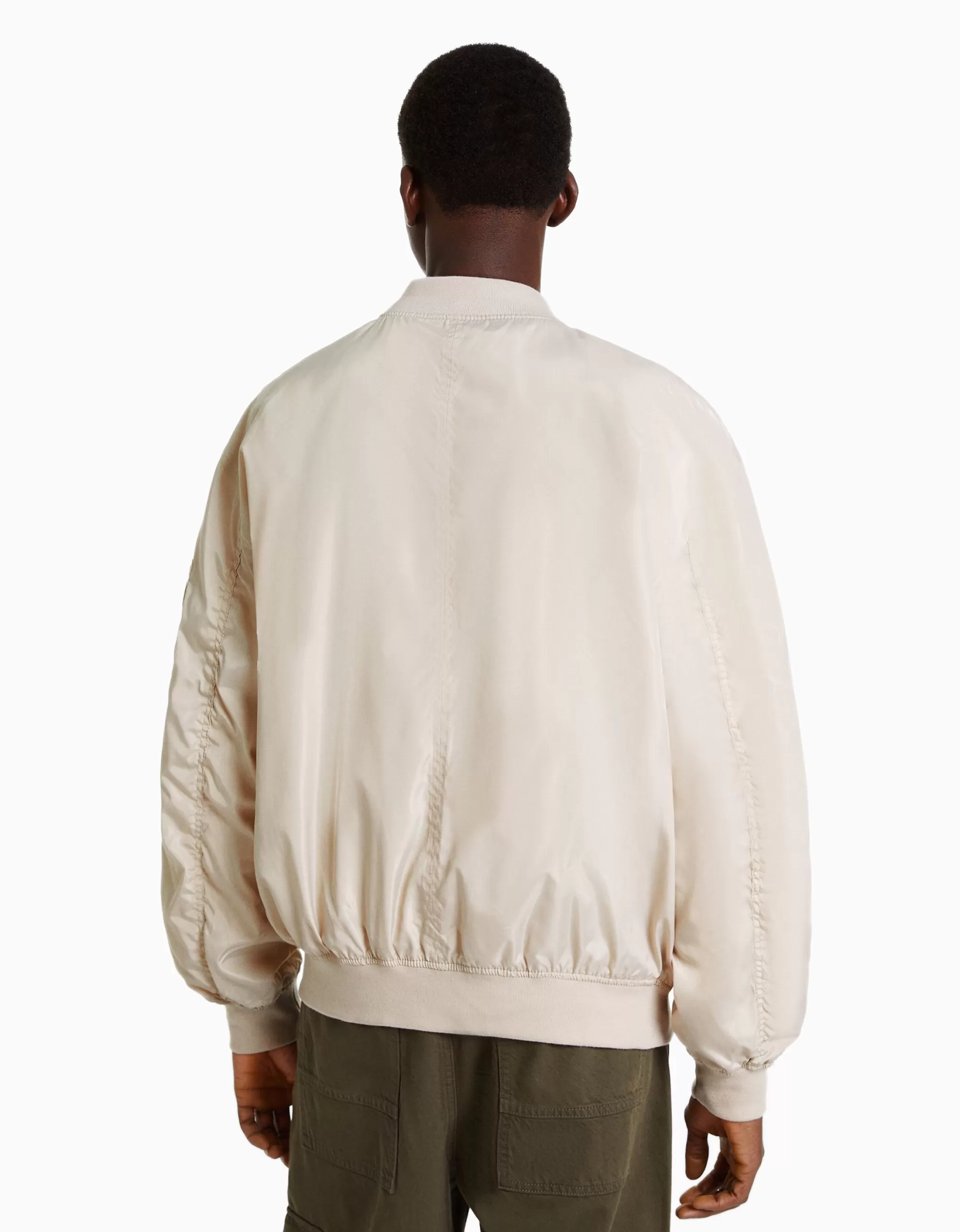 HOMBRE BERSHKA Cazadora bomber ligera