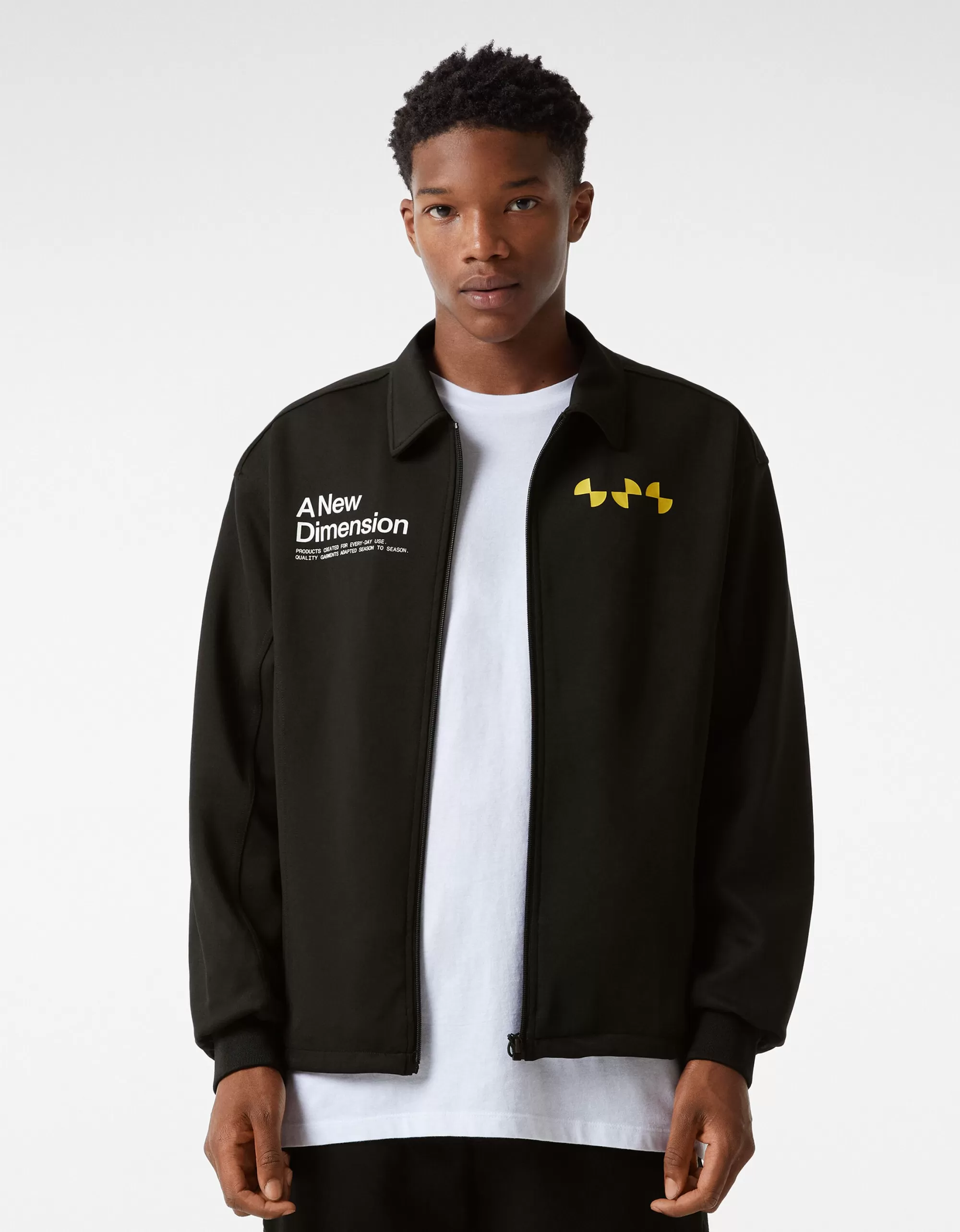 HOMBRE BERSHKA Cazadora scuba new dimension