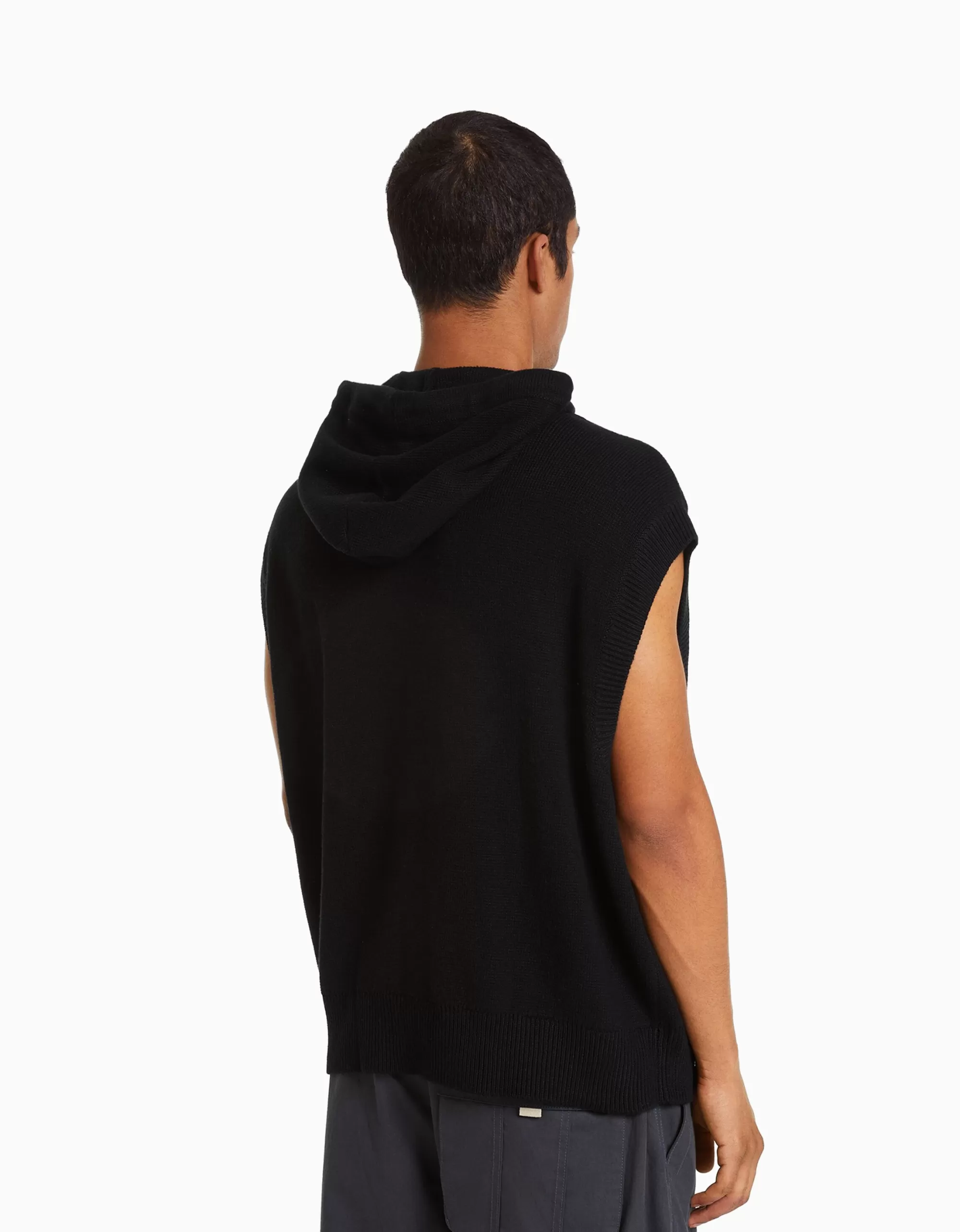 HOMBRE BERSHKA Chaleco capucha punto