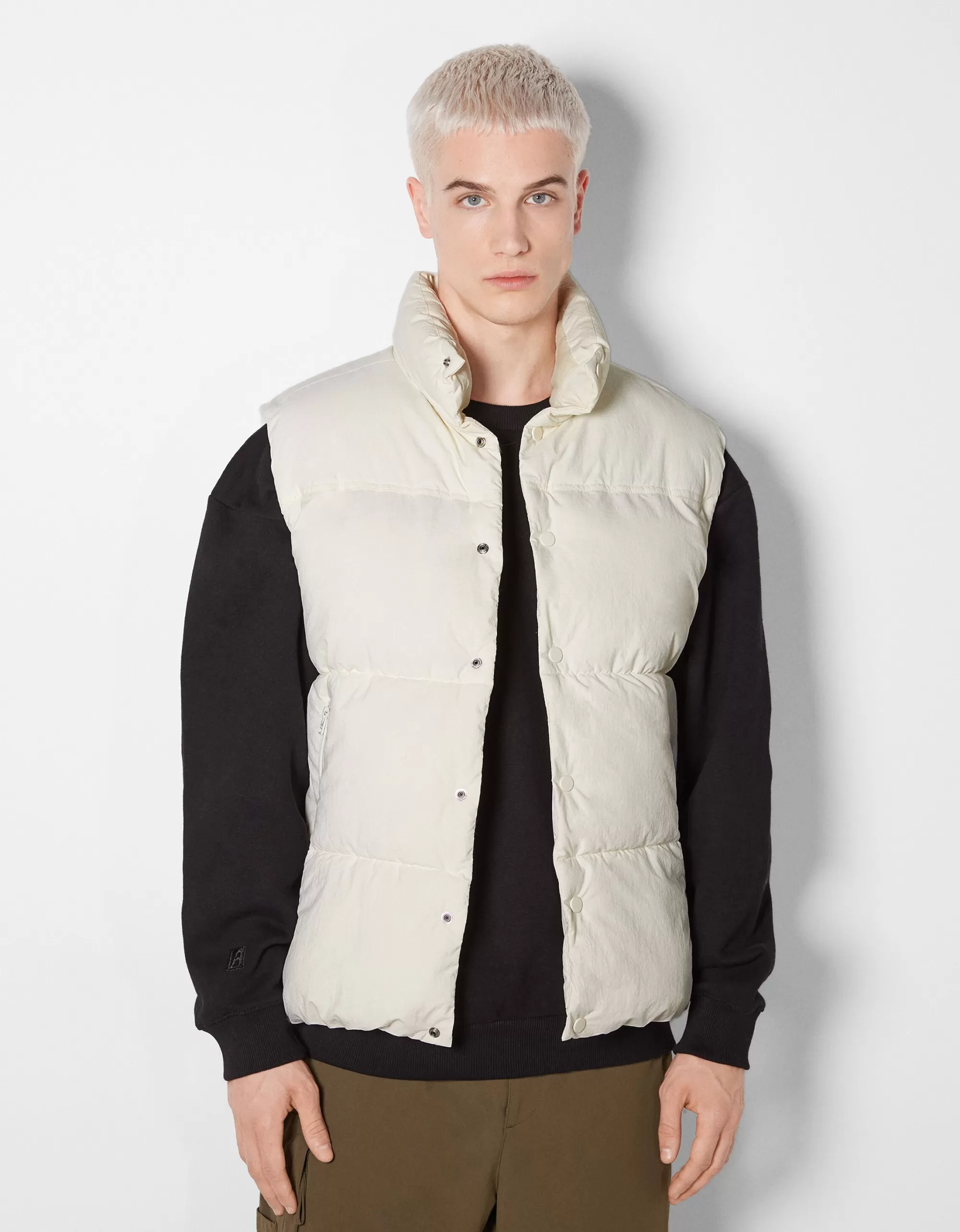 HOMBRE BERSHKA Chaleco puffy