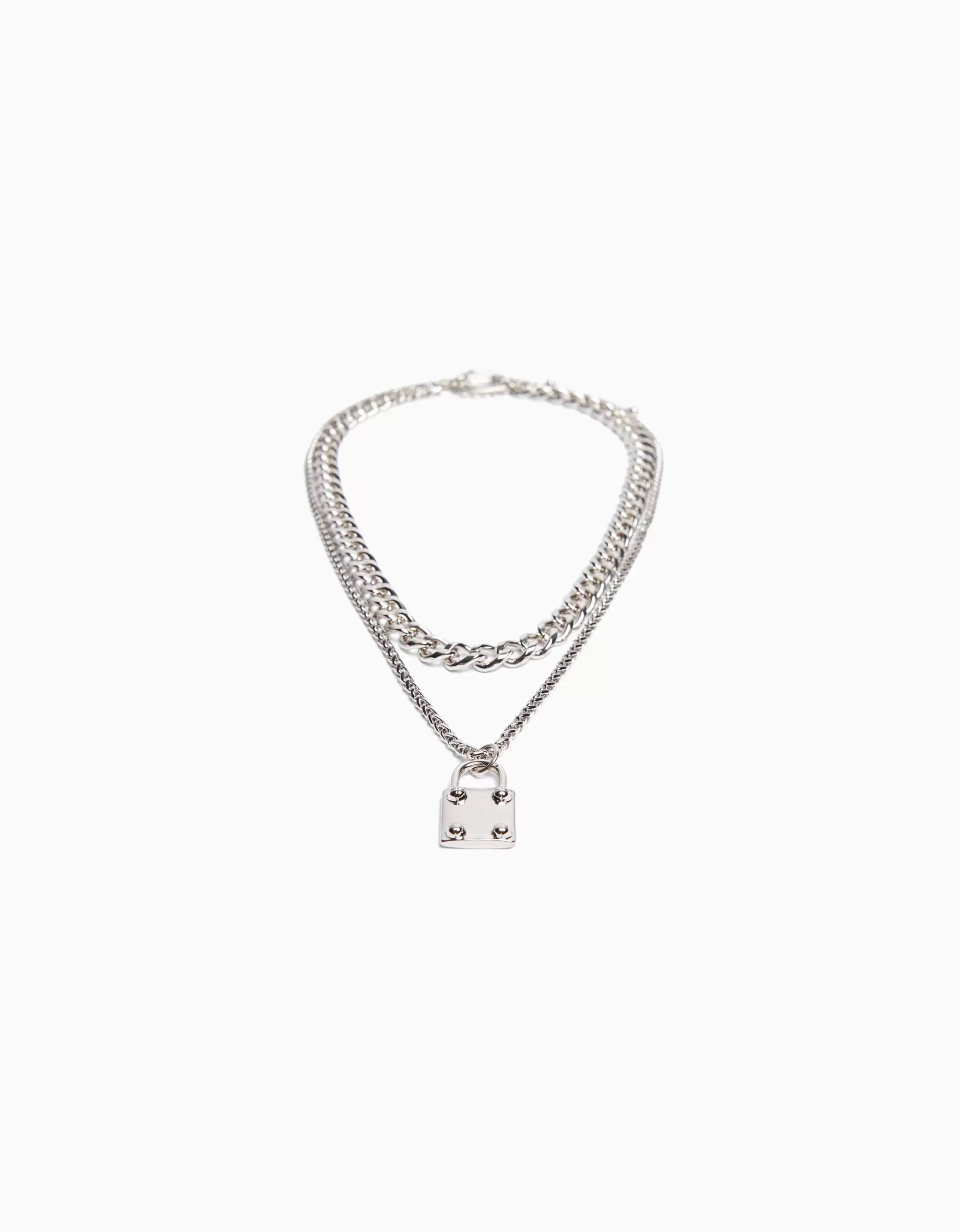 HOMBRE BERSHKA Collar candado