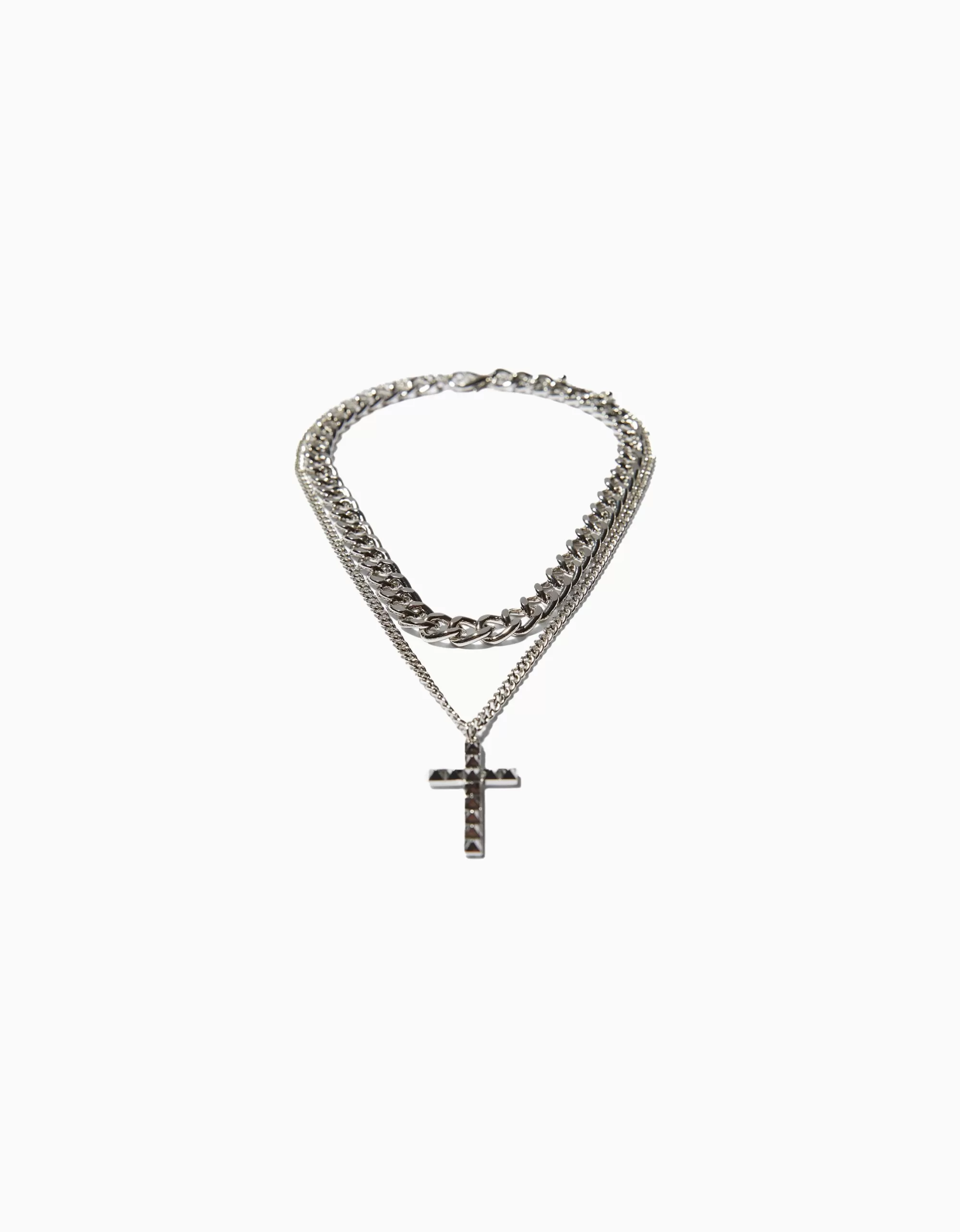 HOMBRE BERSHKA Collar cruz