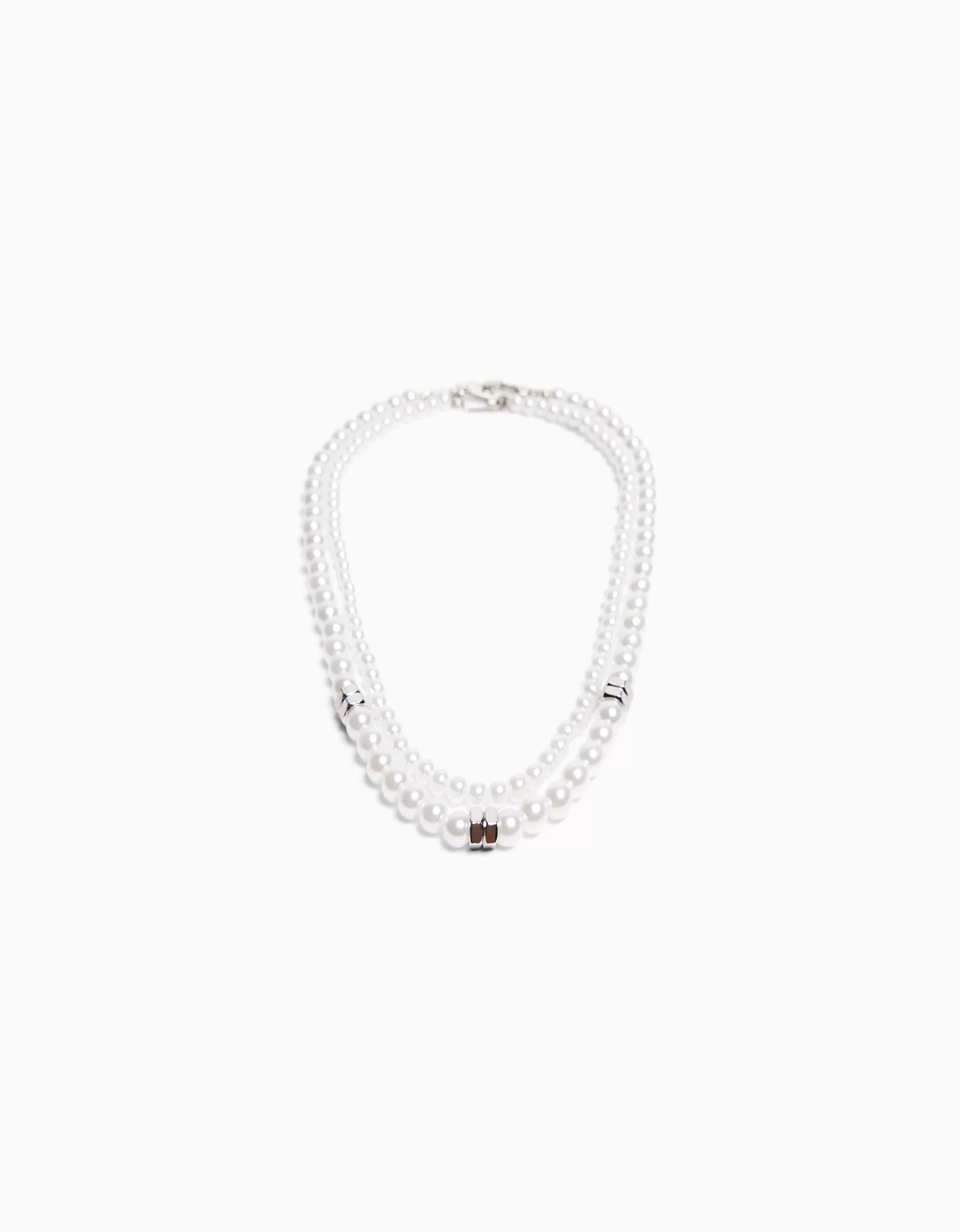 HOMBRE BERSHKA Collar perlas