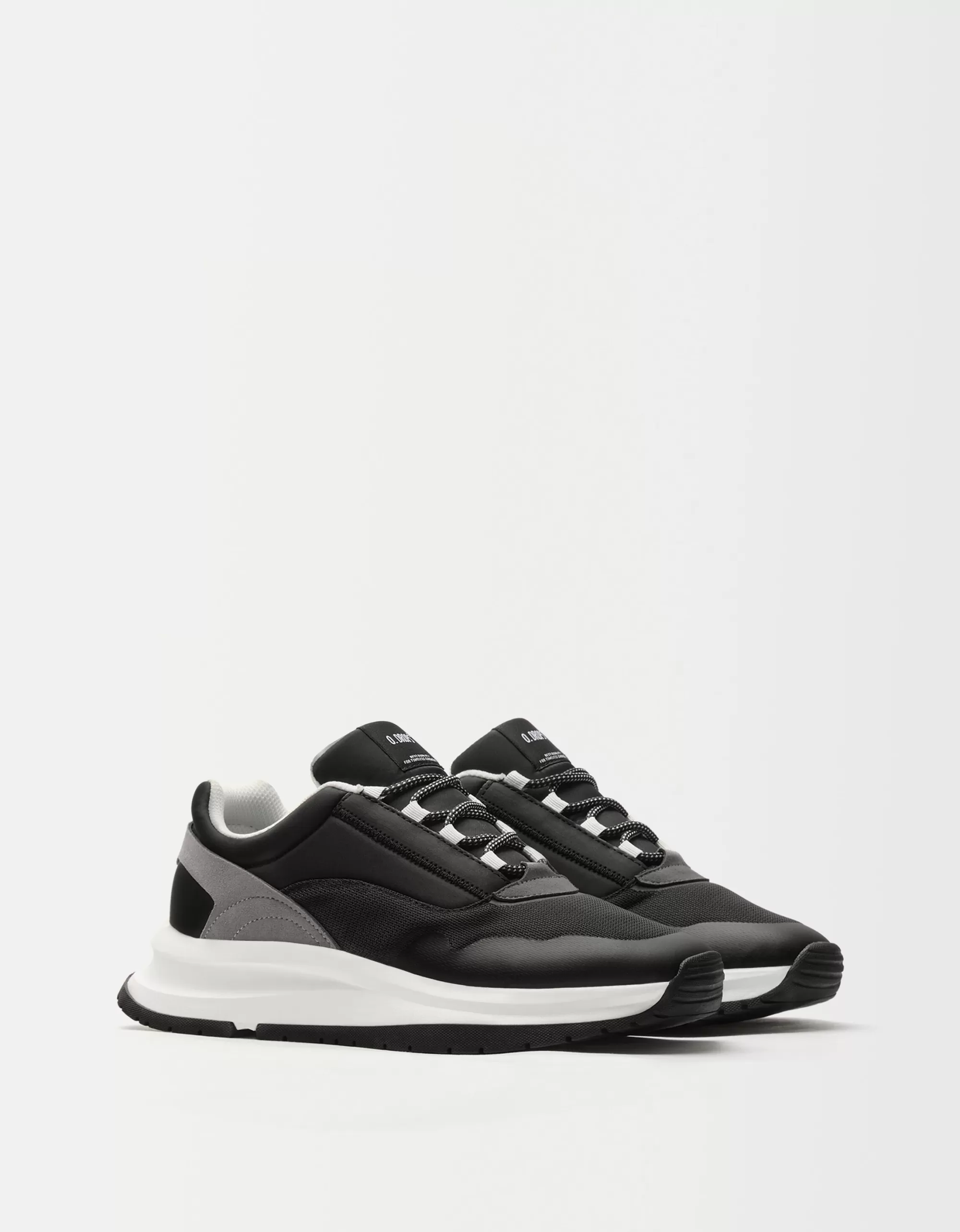 HOMBRE BERSHKA Deportivas combinadas tejido hombre