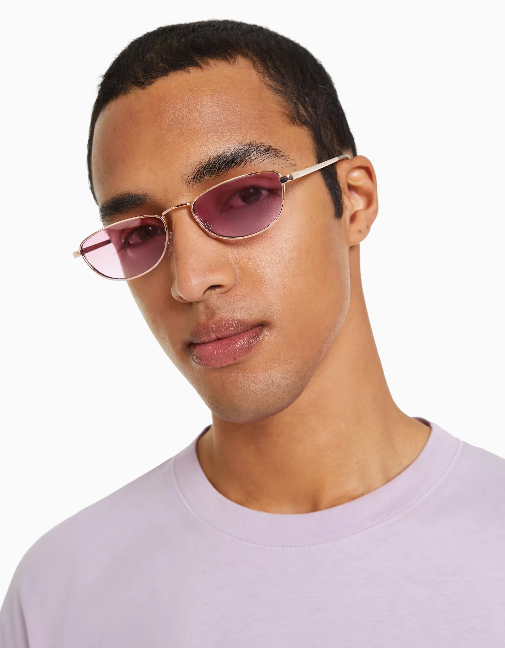 HOMBRE BERSHKA Gafas de sol ovaladas