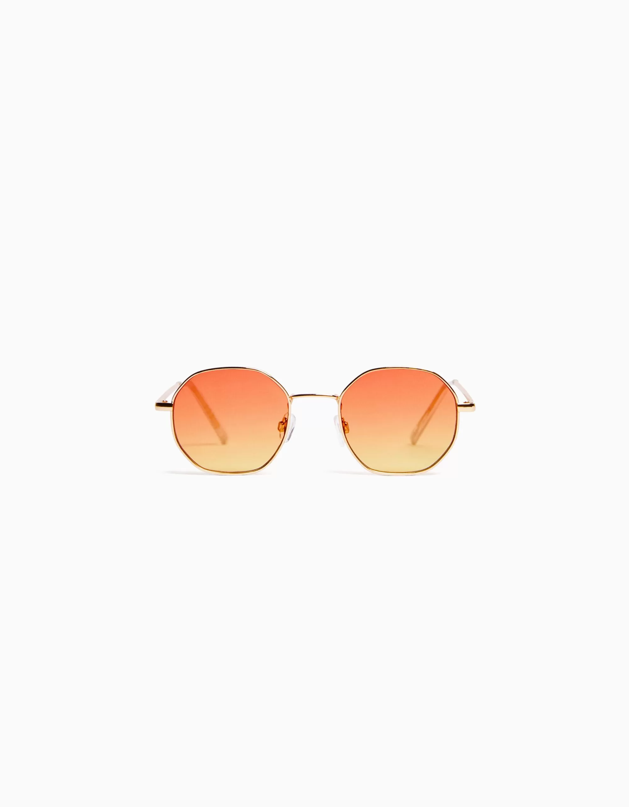 HOMBRE BERSHKA Gafas sol montura metálica
