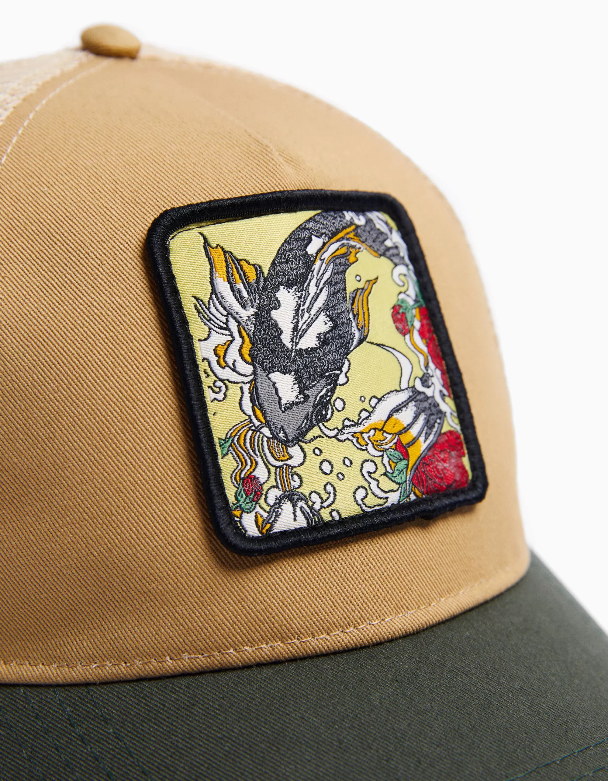 HOMBRE BERSHKA Gorra trucker print