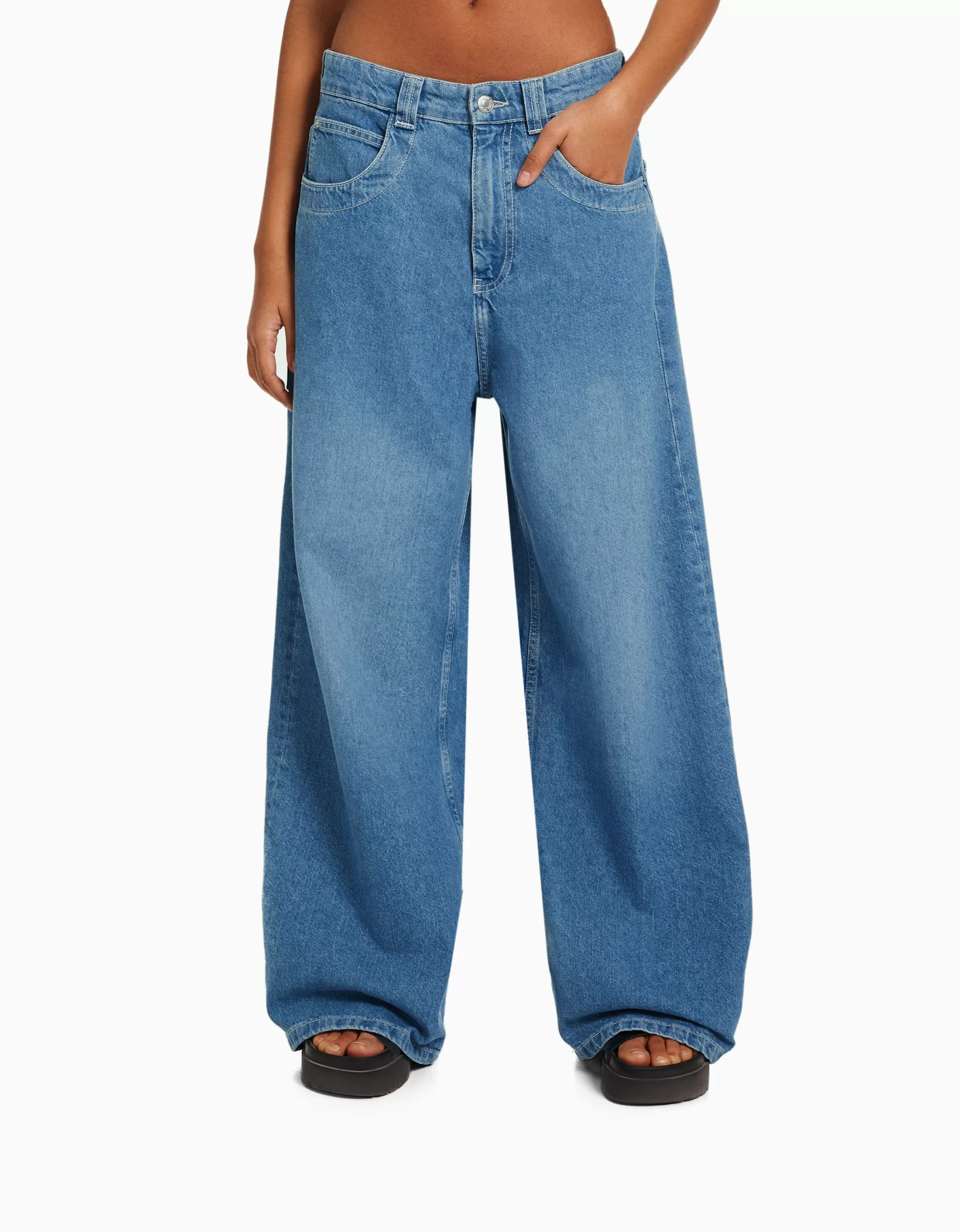 MUJER BERSHKA Jeans 90´s Rave super baggy