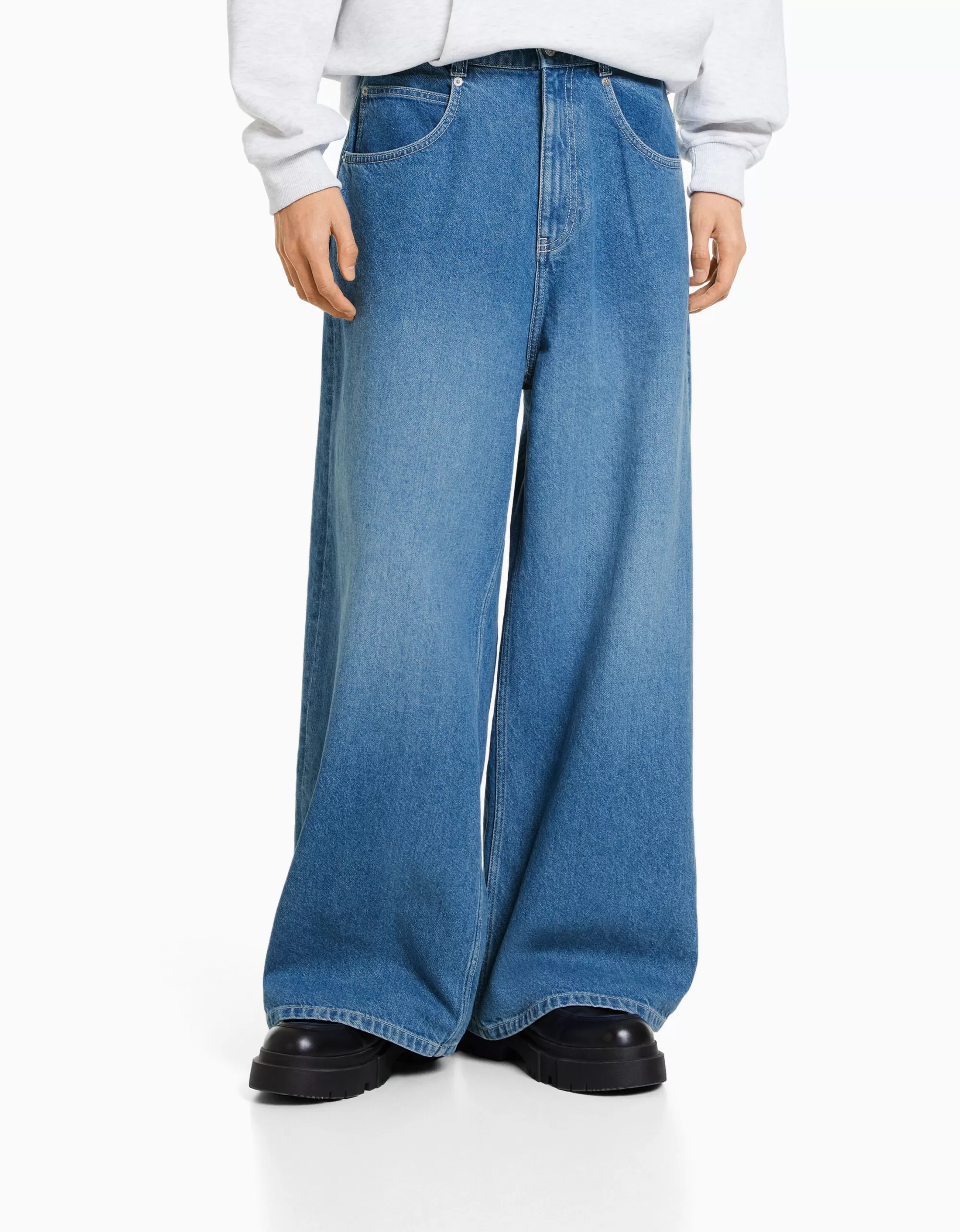 HOMBRE BERSHKA Jeans 90´s Rave super baggy