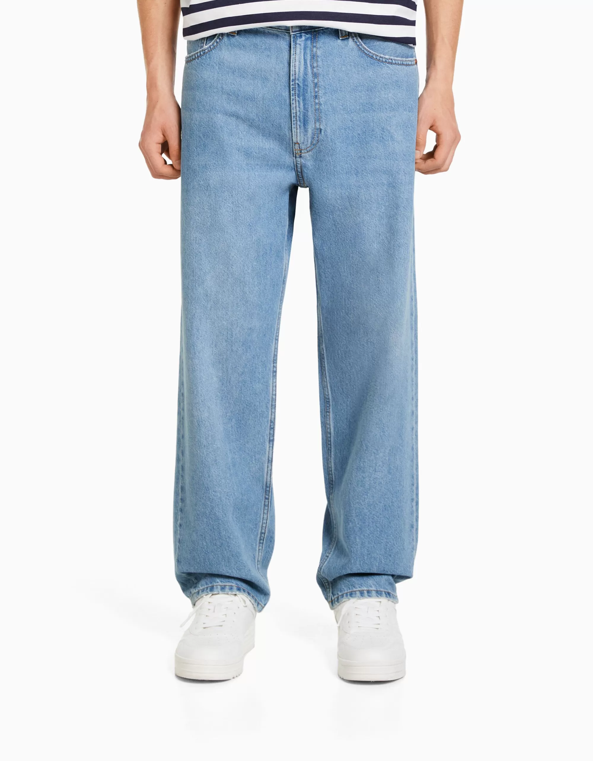MUJER BERSHKA Jeans 90´s wide