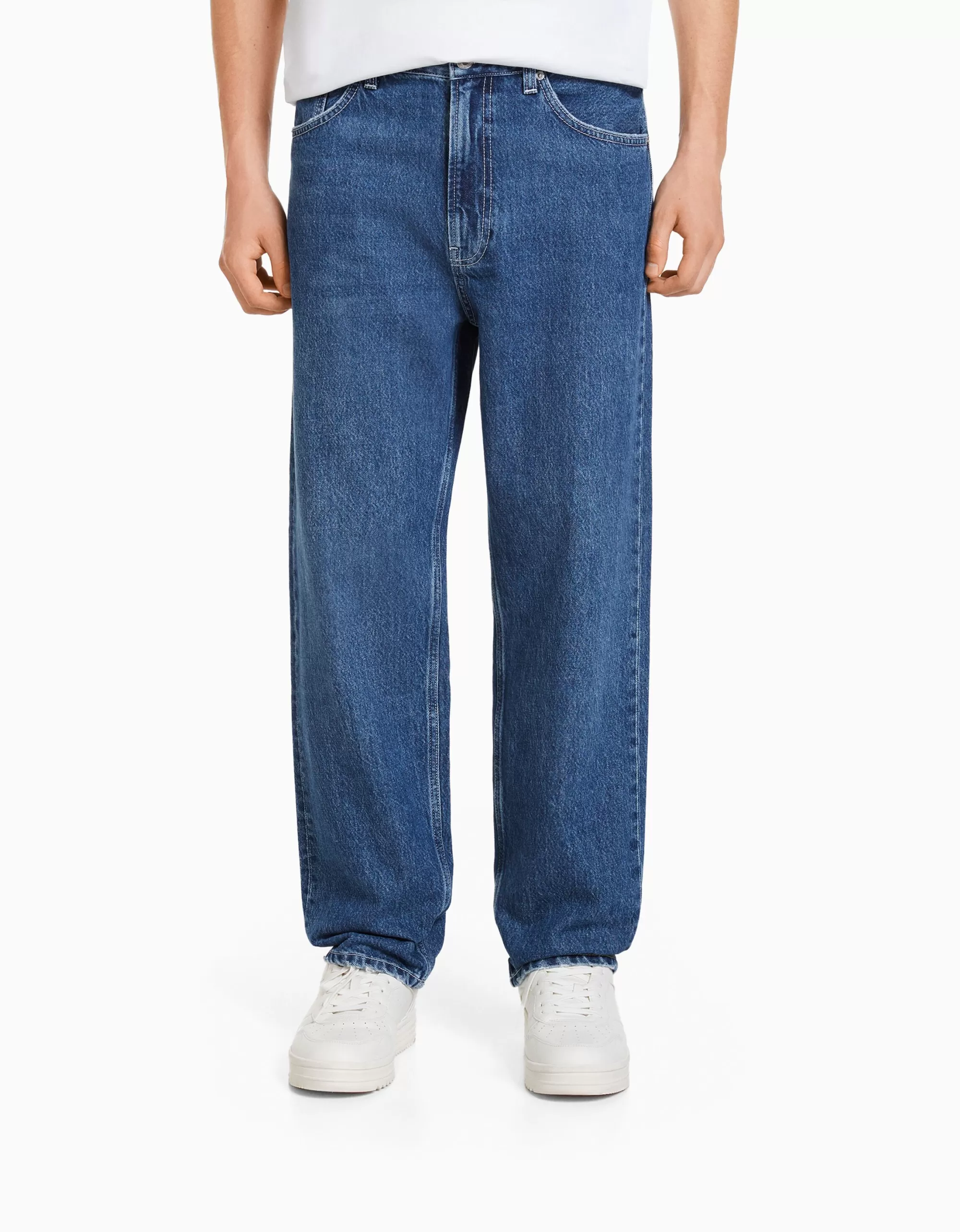 MUJER BERSHKA Jeans 90´s wide
