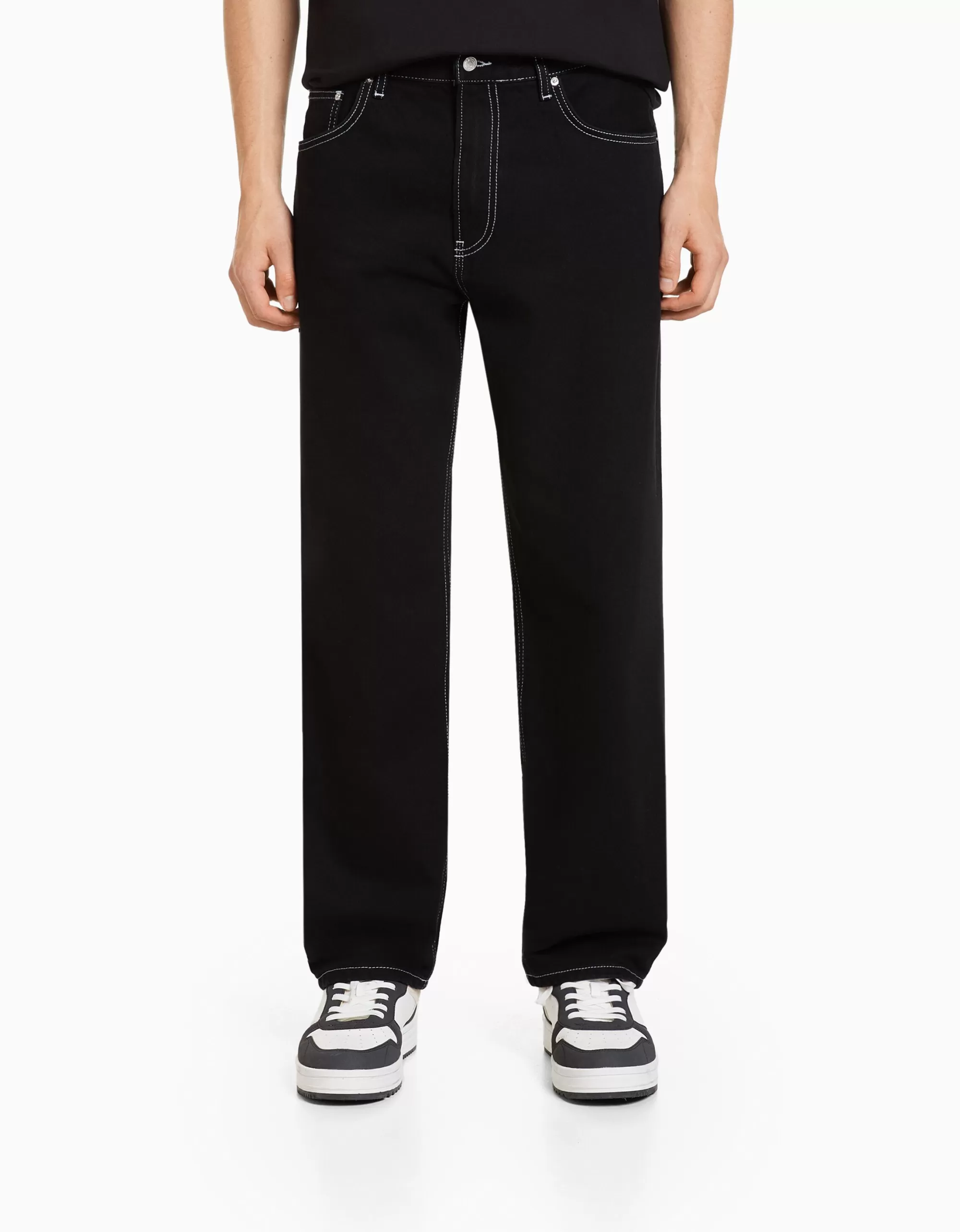 HOMBRE BERSHKA Jeans 90´s wide