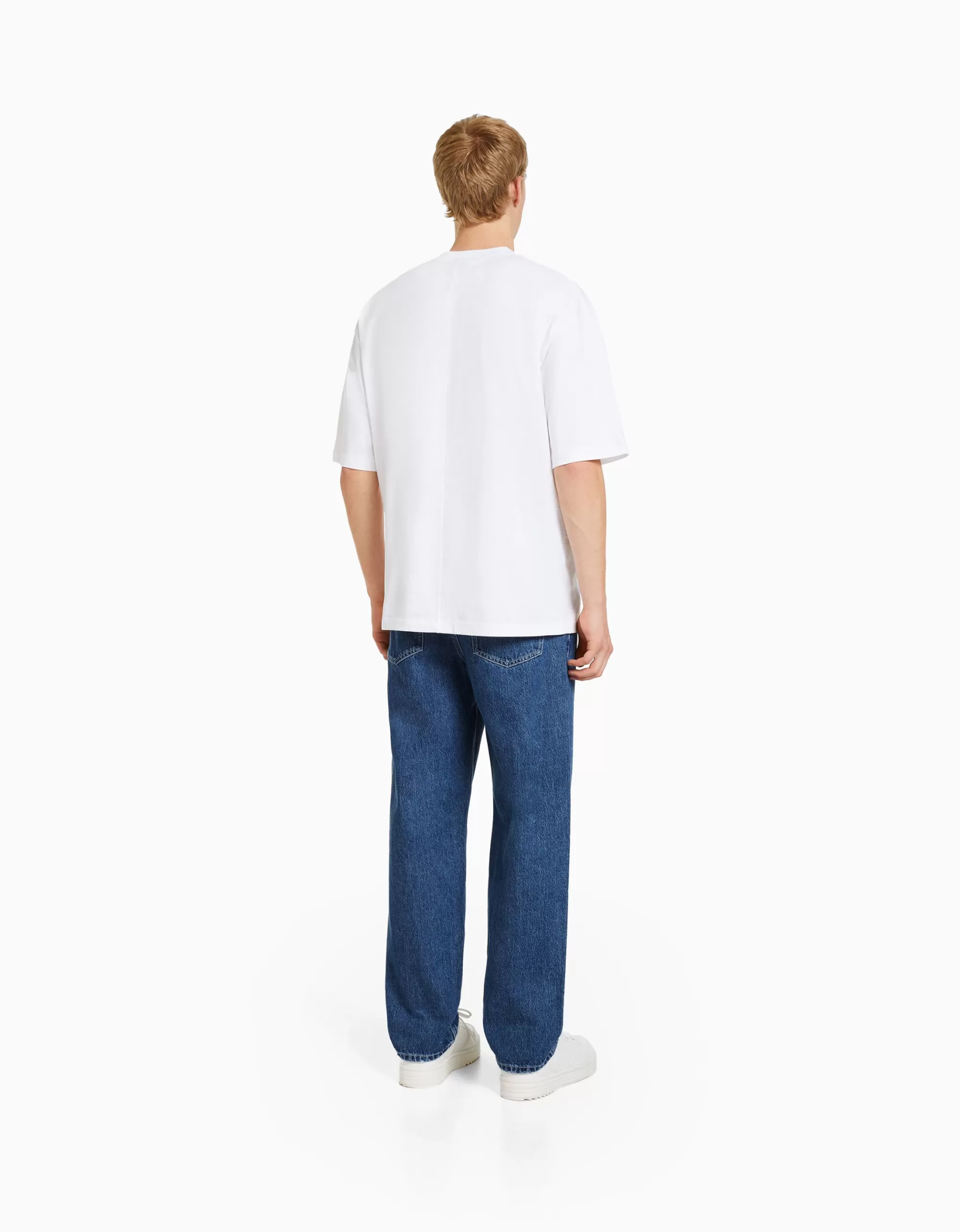 MUJER BERSHKA Jeans 90´s wide