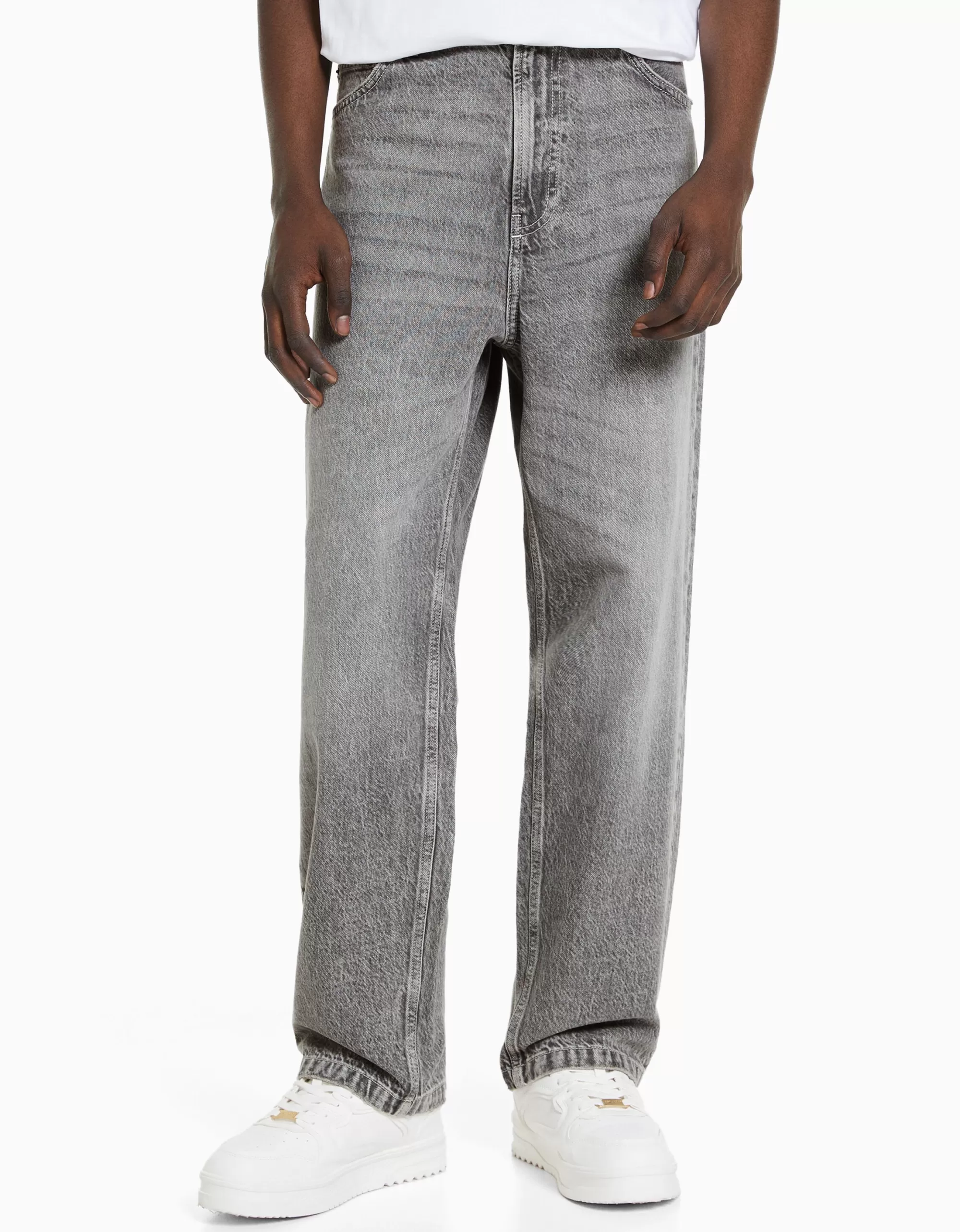 HOMBRE BERSHKA Jeans baggy color