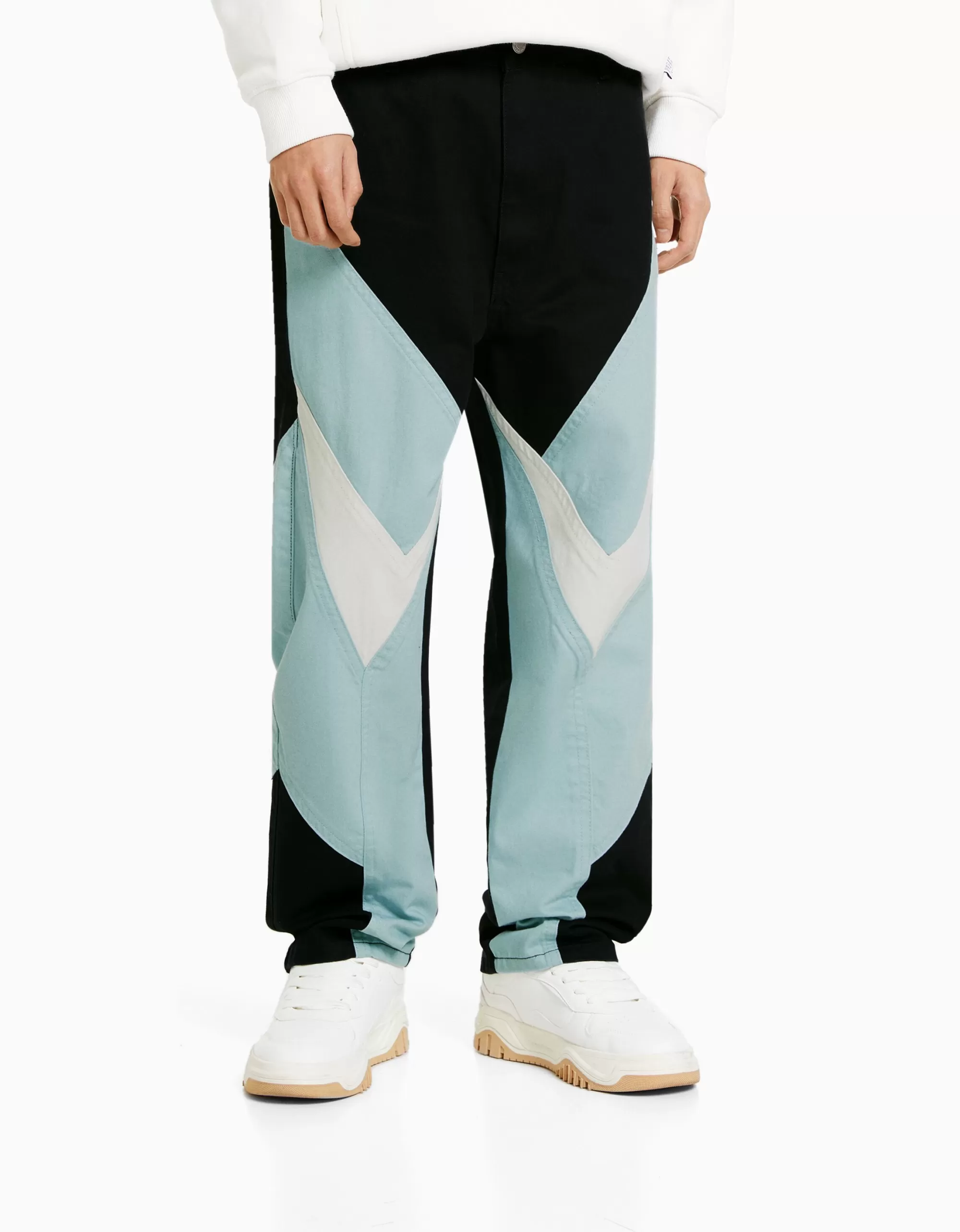 HOMBRE BERSHKA Jeans baggy racing