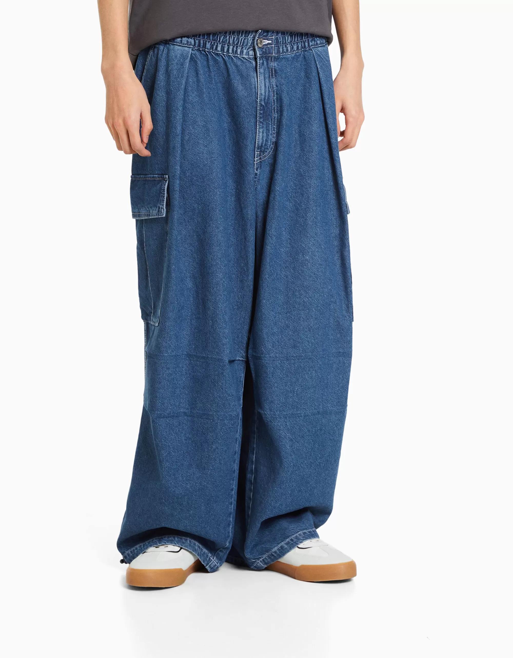 HOMBRE BERSHKA Jeans cargo volumen