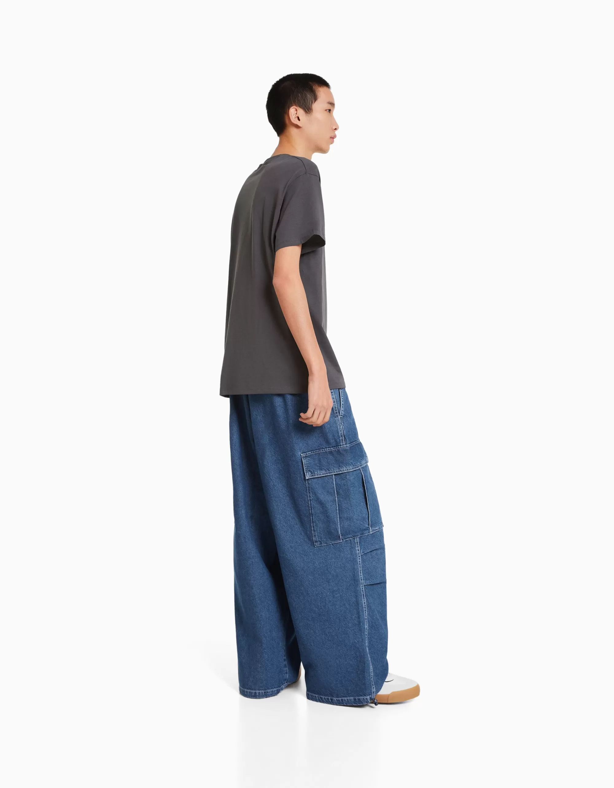 HOMBRE BERSHKA Jeans cargo volumen