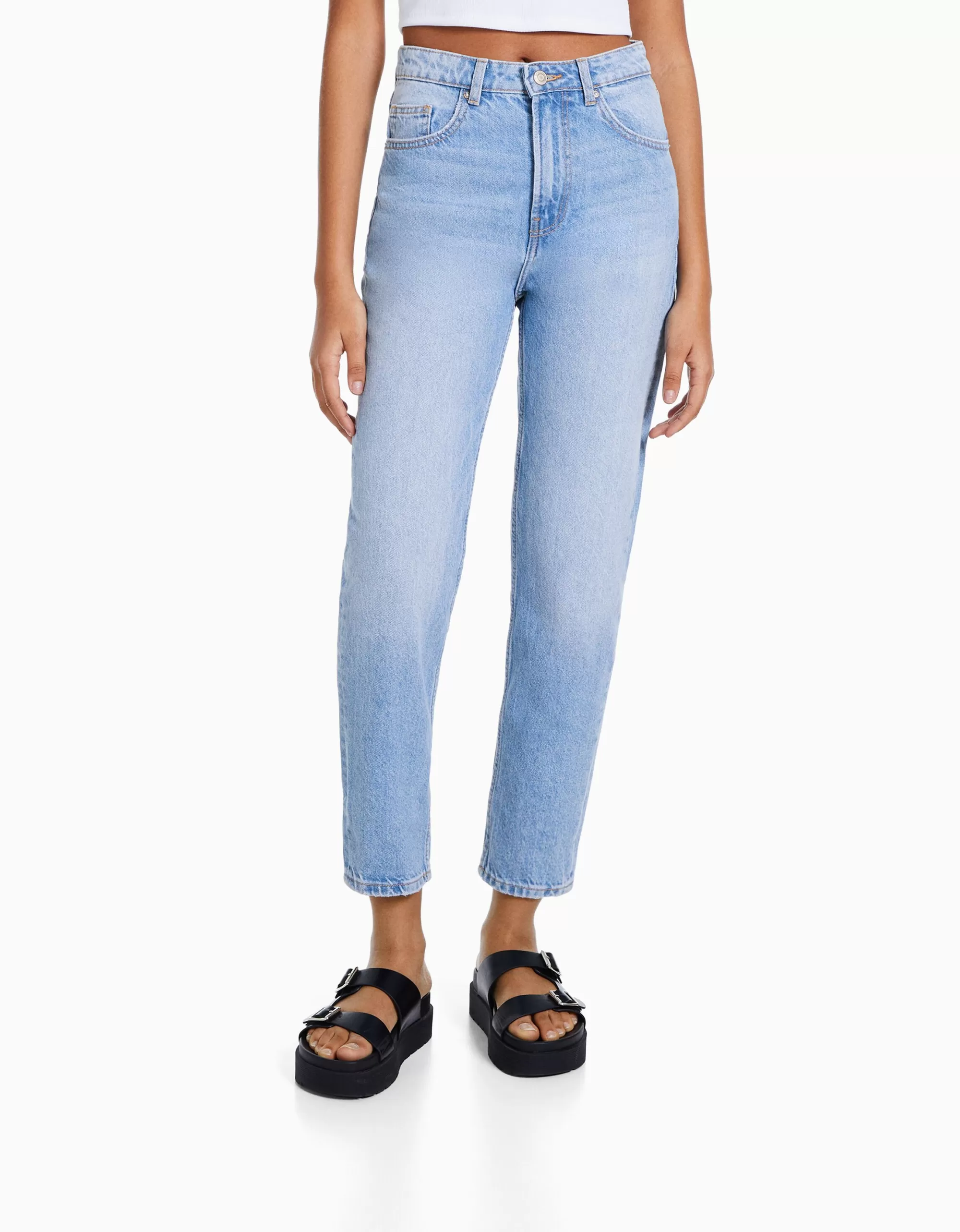 MUJER BERSHKA Jeans mom