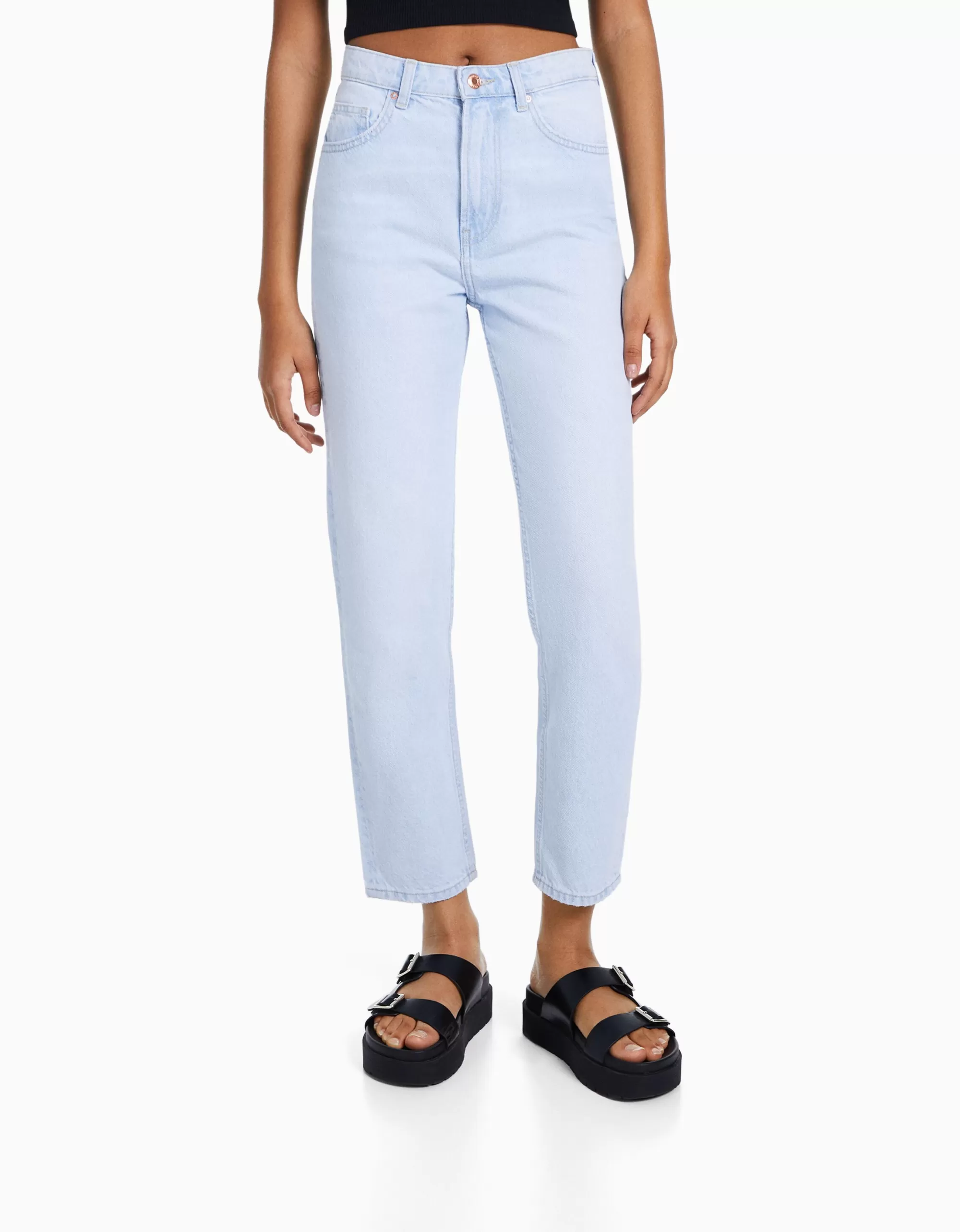 MUJER BERSHKA Jeans mom