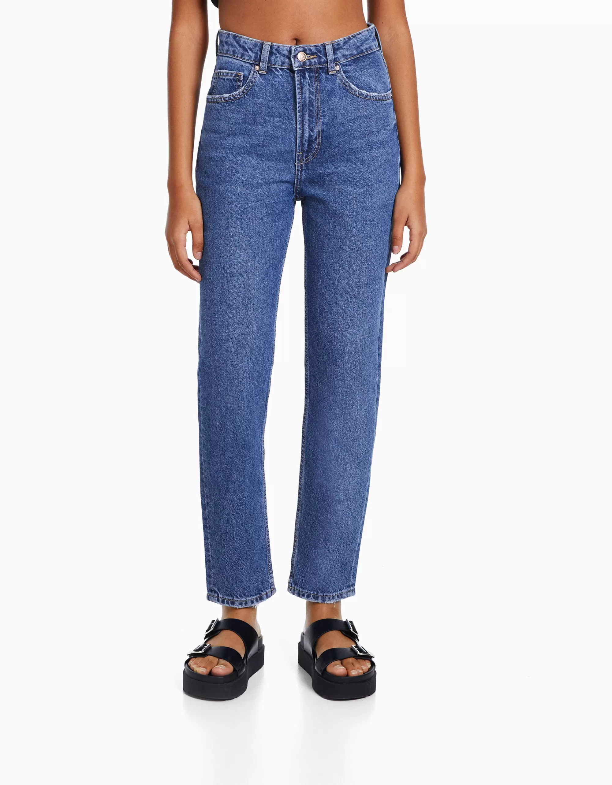 MUJER BERSHKA Jeans mom