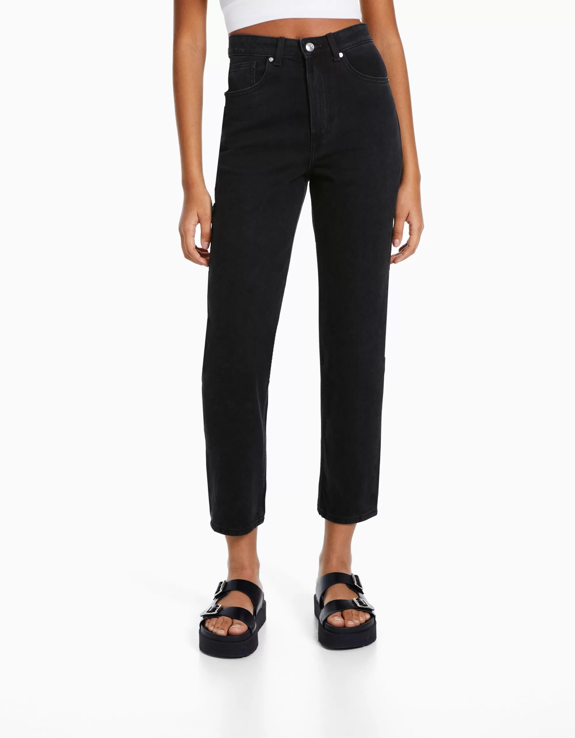 MUJER BERSHKA Jeans mom