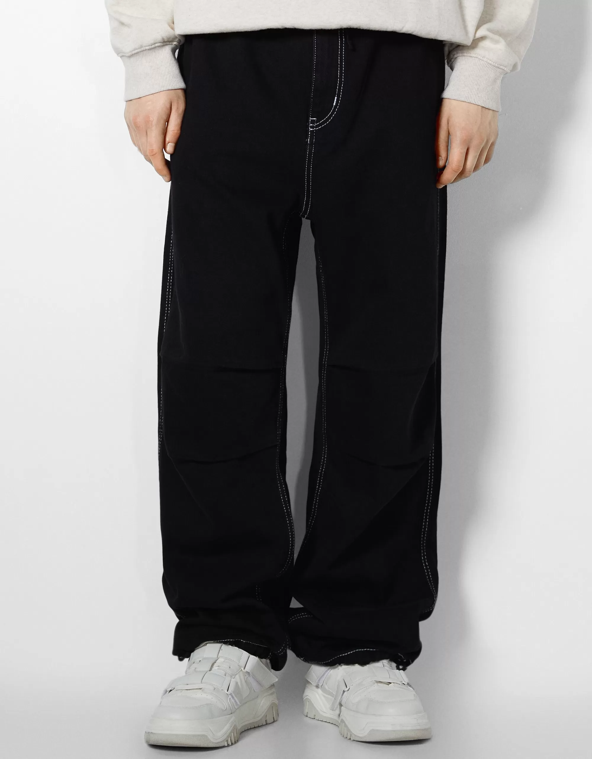 HOMBRE BERSHKA Jeans parachute