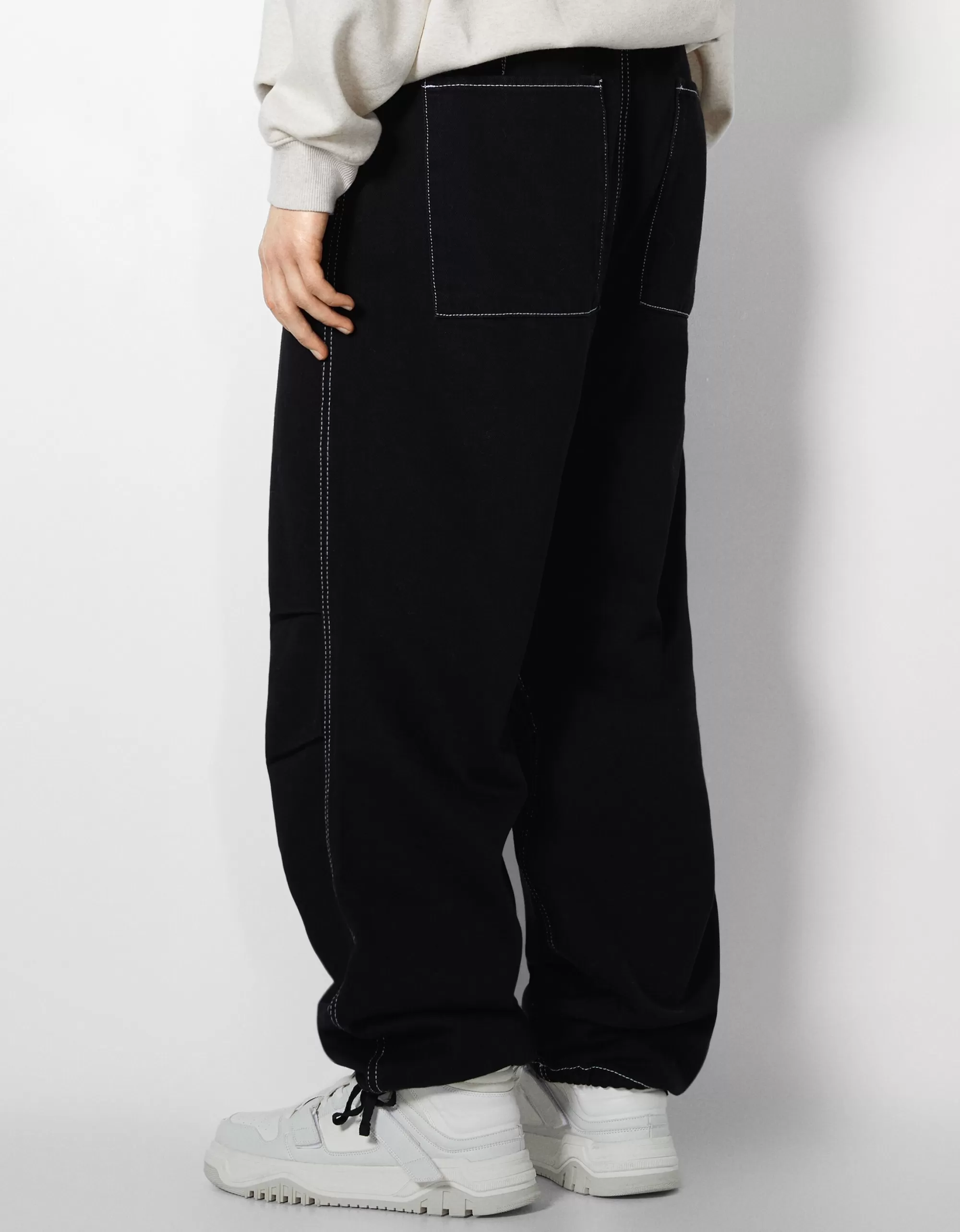 HOMBRE BERSHKA Jeans parachute